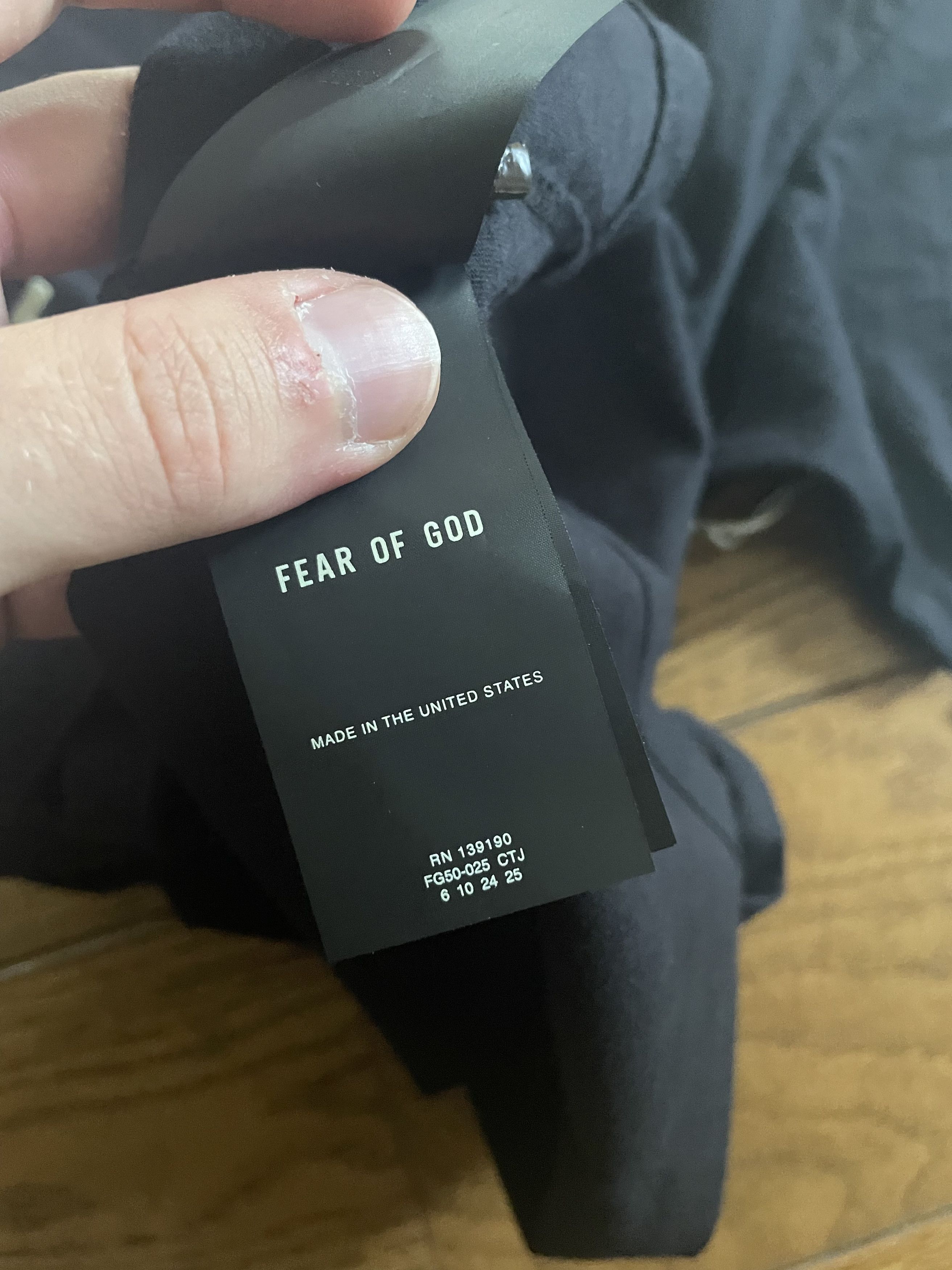 Fear of God Baseball Tee Size US S / EU 44-46 / 1 - 5 Thumbnail