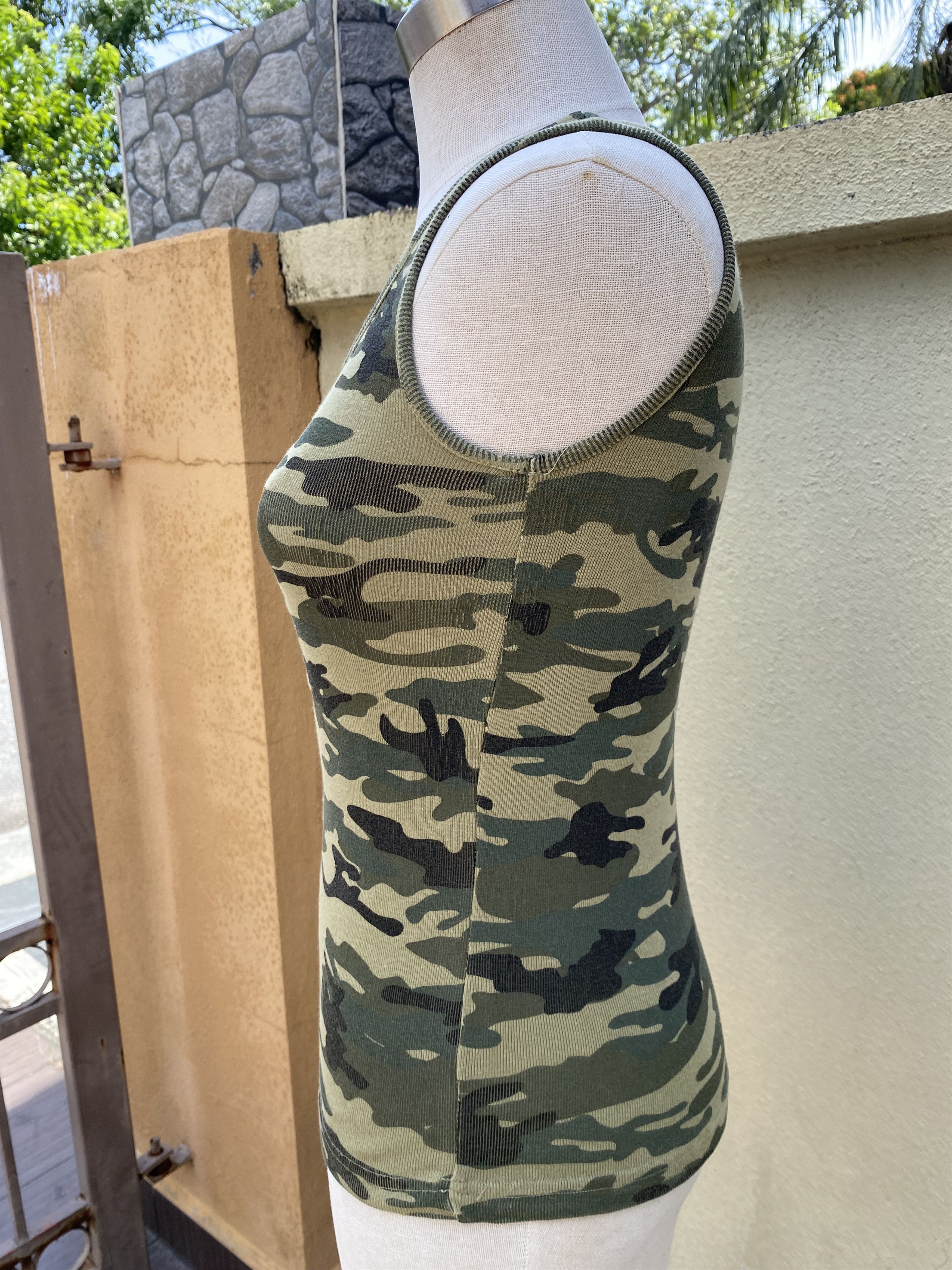 Vintage vintage camo tank Size M / US 6-8 / IT 42-44 - 3 Thumbnail