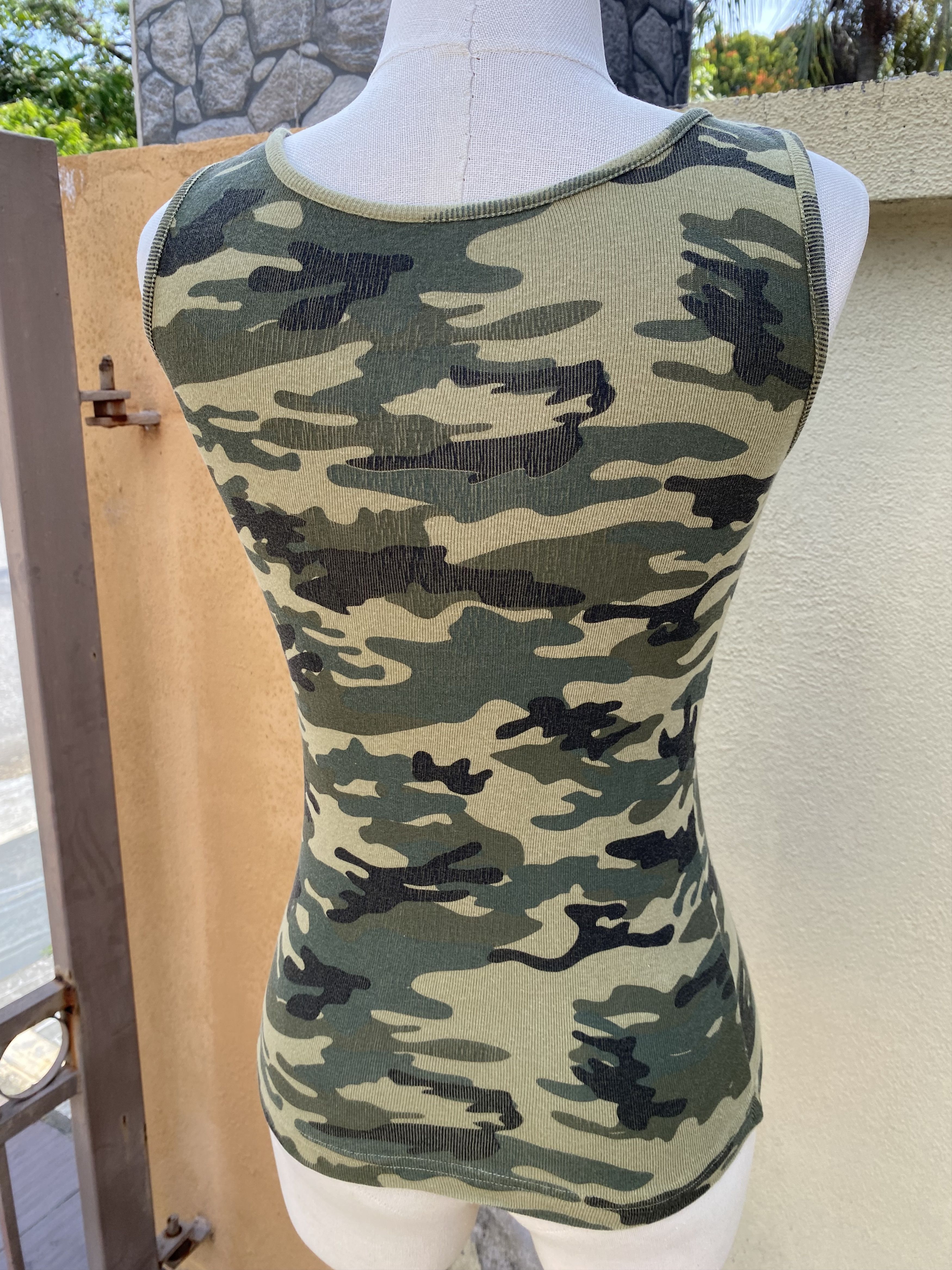 Vintage vintage camo tank Size M / US 6-8 / IT 42-44 - 4 Thumbnail