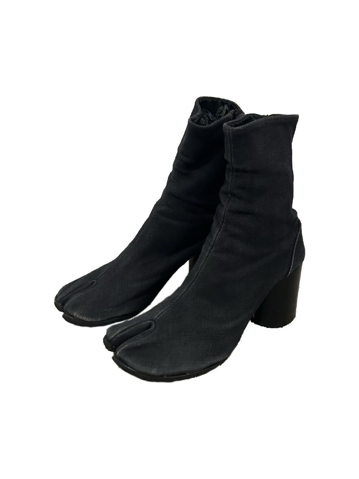 Maison Margiela 90’s Linen Tabi Boots Size US 6 / IT 36 - 2 Thumbnail