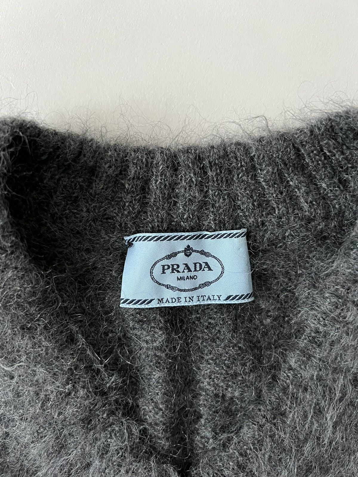 Prada Prada Mohair Flame Intarsia Sweater Size US S / EU 44-46 / 1 - 3 Thumbnail