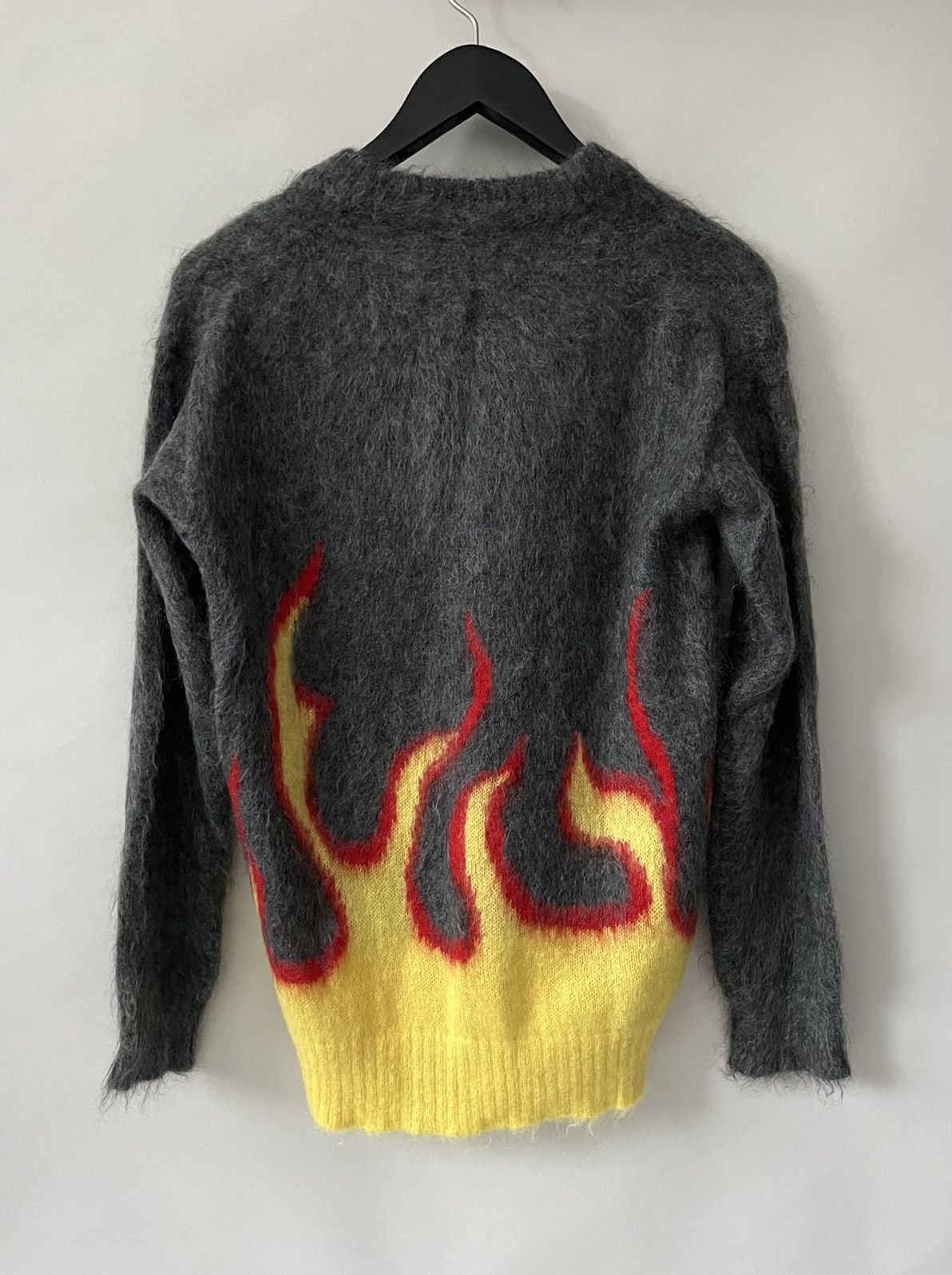 Prada Prada Mohair Flame Intarsia Sweater Size US S / EU 44-46 / 1 - 2 Thumbnail