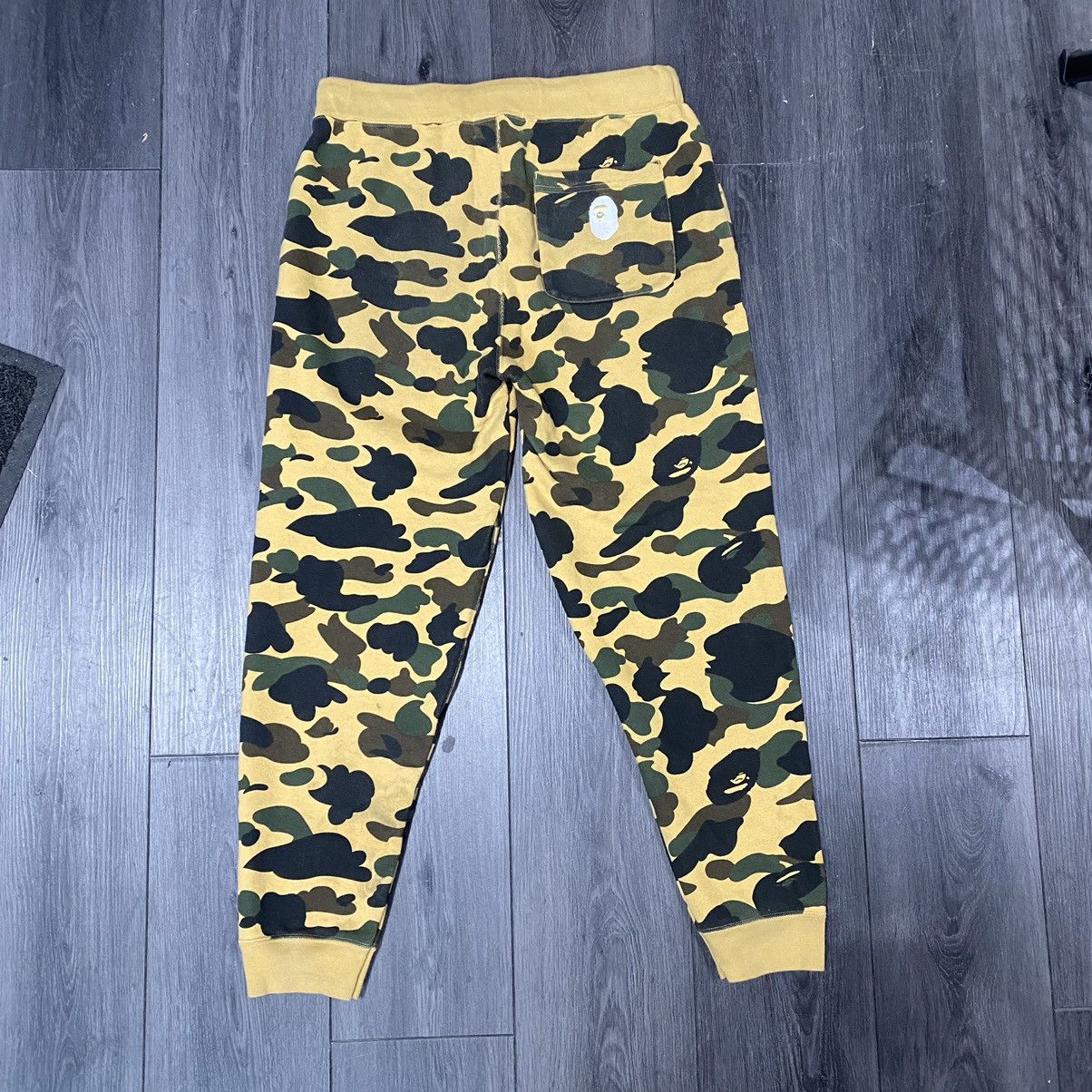 Bape Bape Yellow Camo Jogger Sweatpants Sz M Size US 30 / EU 46 - 2 Thumbnail