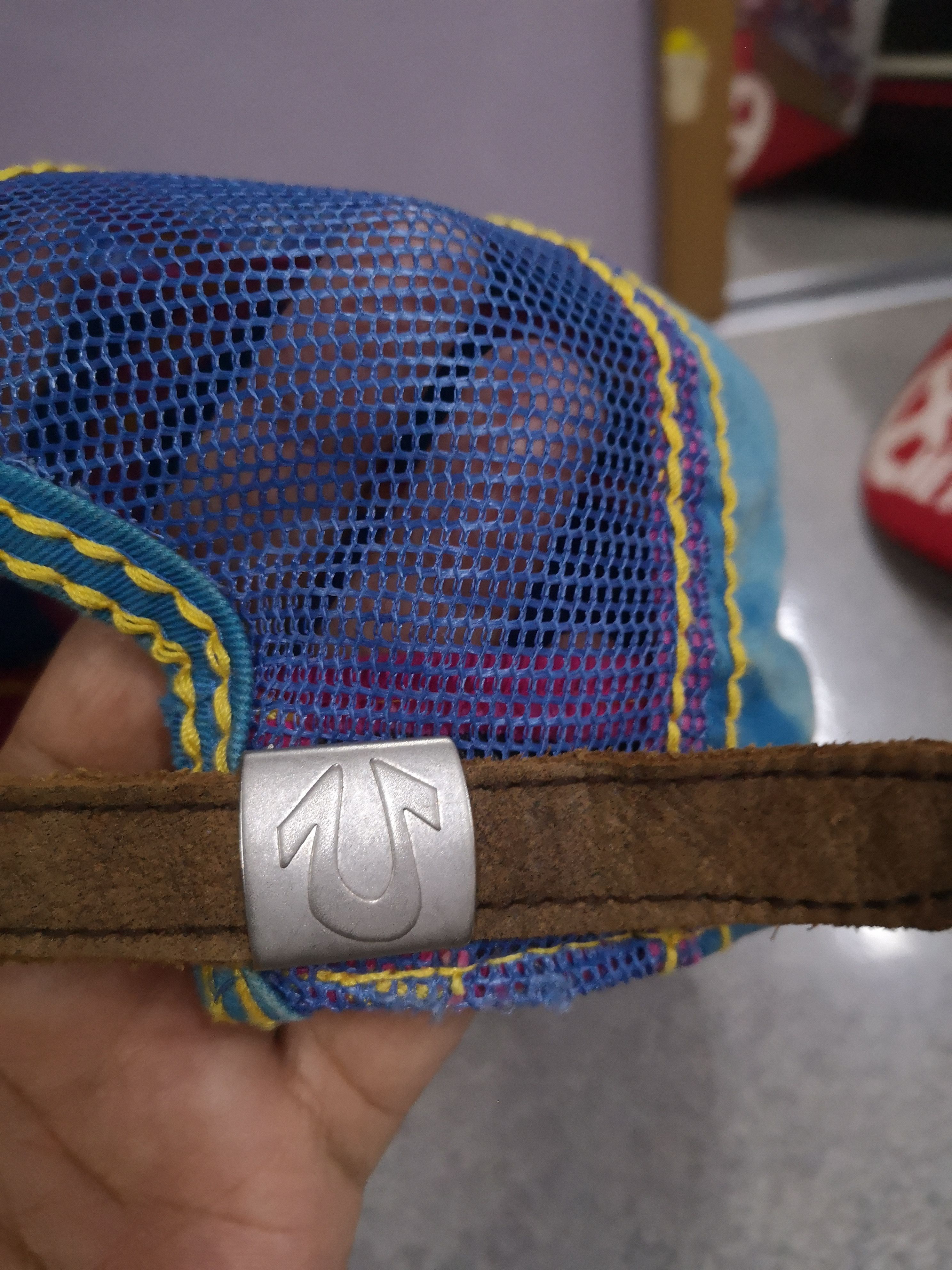 True Religion True Religion Distressed Baseball Trucker Hats Size ONE SIZE - 8 Thumbnail