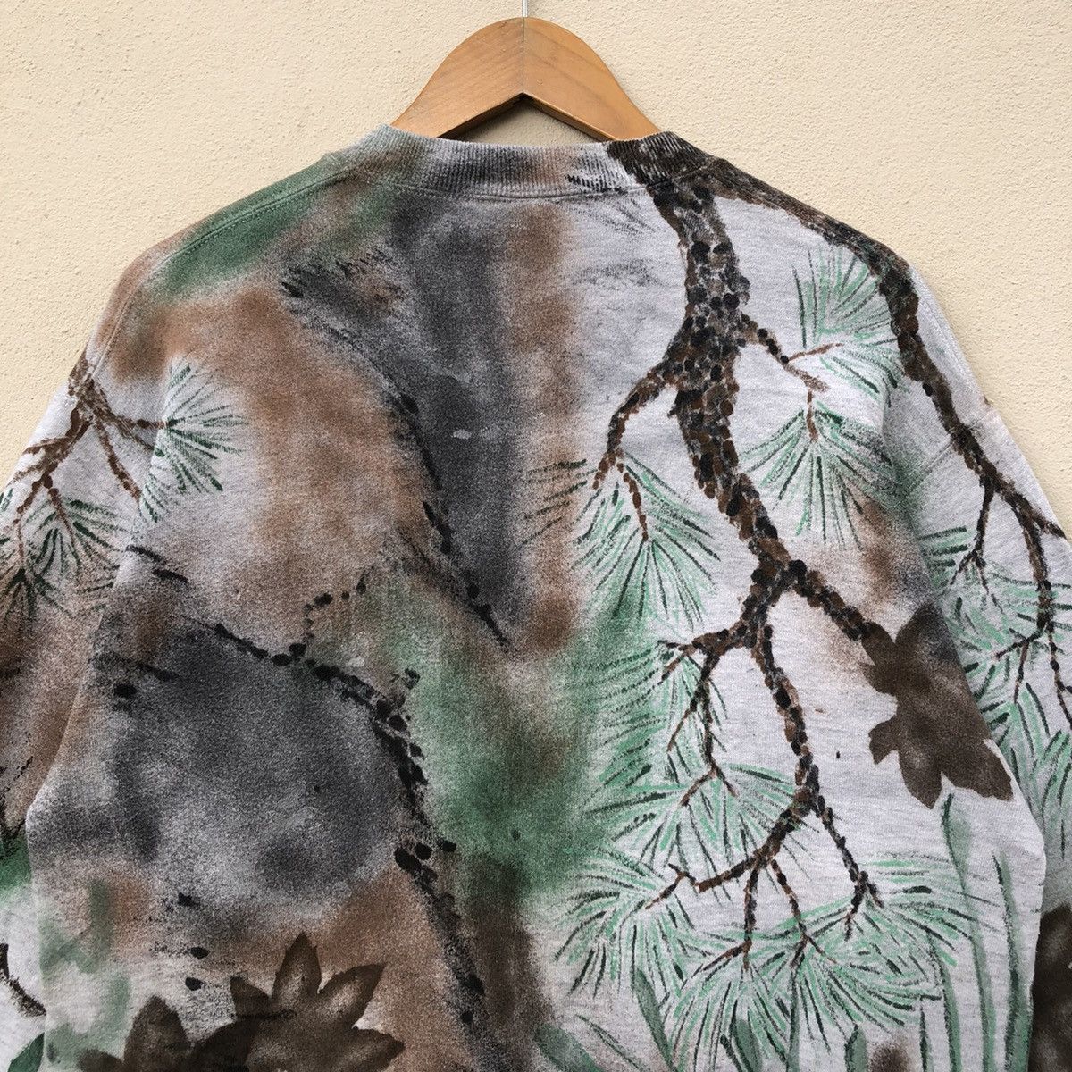 Jerzees × Vintage RARE‼️Vintage JERZEES ART OF NATURE OVERPRINT Sweatshirt Size US XL / EU 56 / 4 - 7 Thumbnail