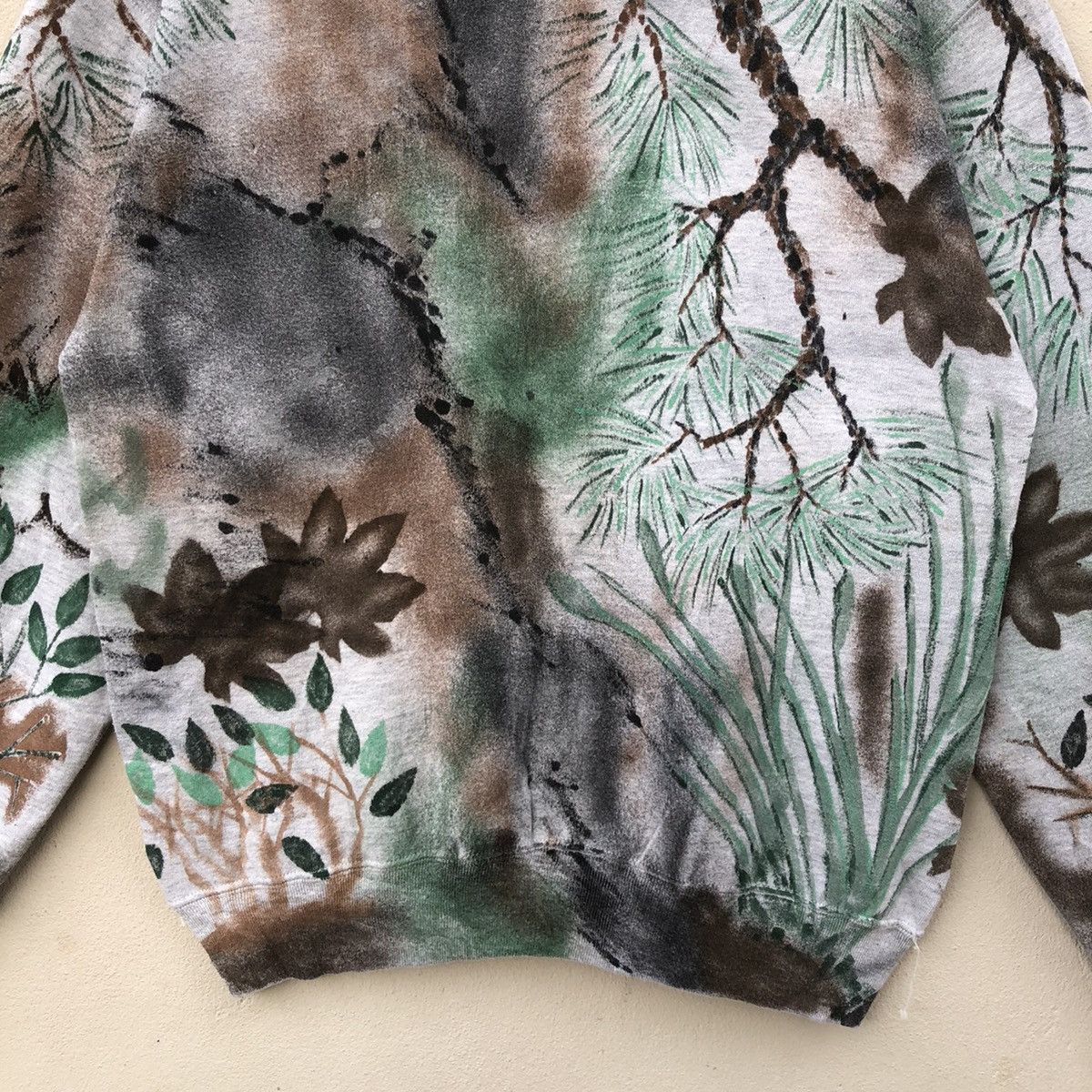 Jerzees × Vintage RARE‼️Vintage JERZEES ART OF NATURE OVERPRINT Sweatshirt Size US XL / EU 56 / 4 - 8 Thumbnail