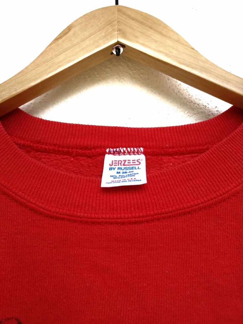 Jerzees Vintage Ski Sweatshirts Red Jumper Pullover Crewneck Size US M / EU 48-50 / 2 - 4 Thumbnail