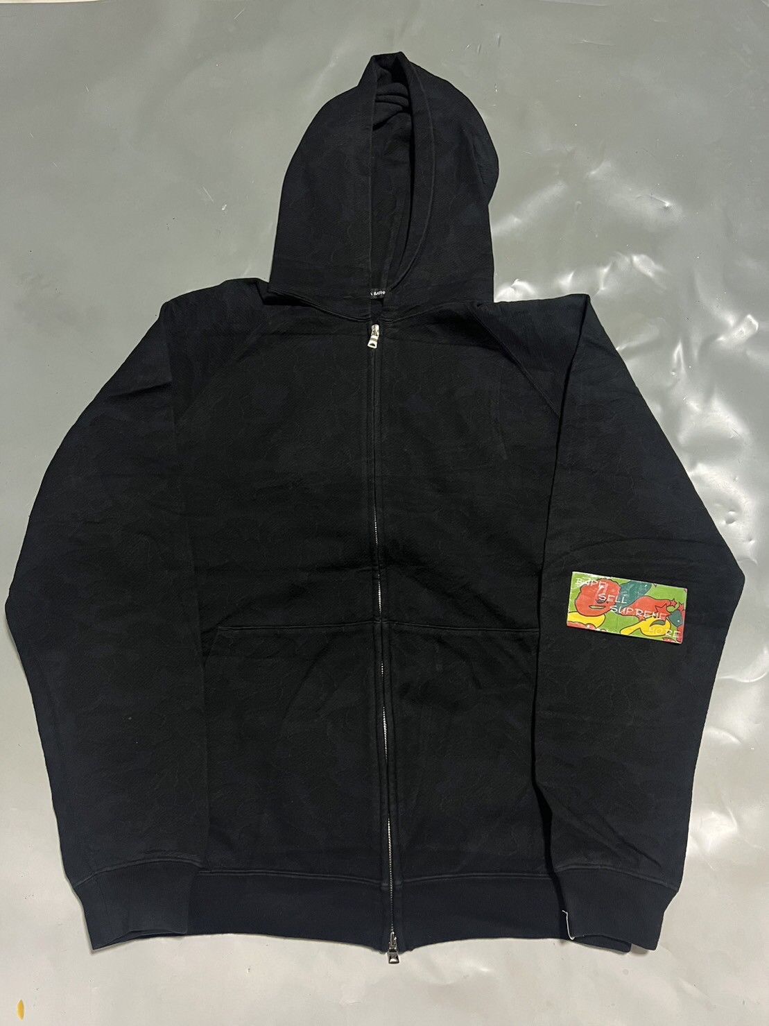 Bape Jacquard Camo Full Zip Hoodie Size US L / EU 52-54 / 3 - 1 Thumbnail