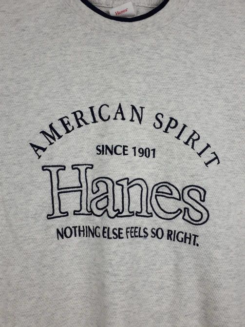 Hanes × Japanese Brand × Vintage Hanes American Spirit Ambroidery T-Shirt Size US S / EU 44-46 / 1 - 2 Thumbnail