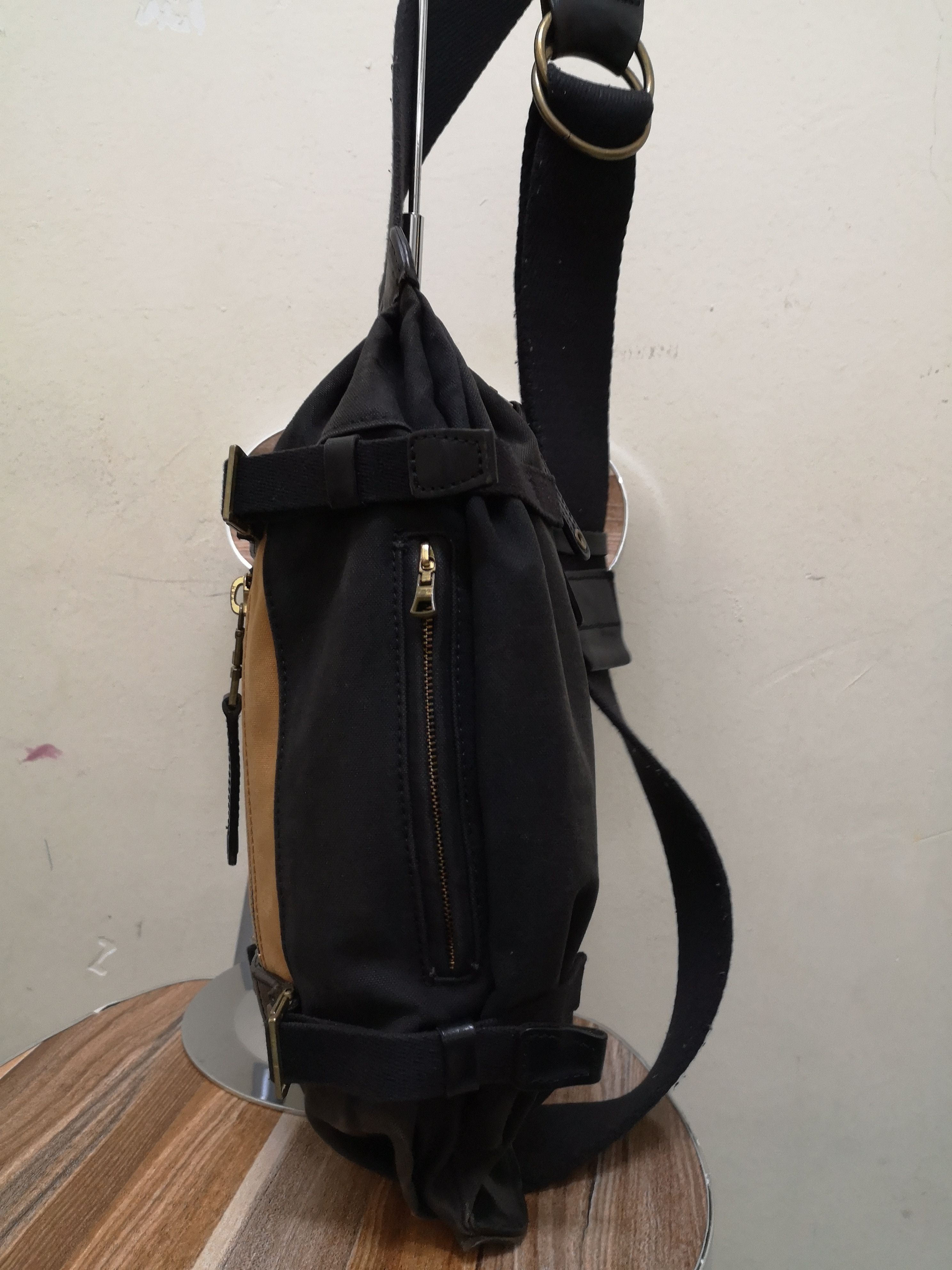 MasterPiece Masterpiece MSPC Japan Crossbody Bag Black Canvas Size ONE SIZE - 4 Thumbnail