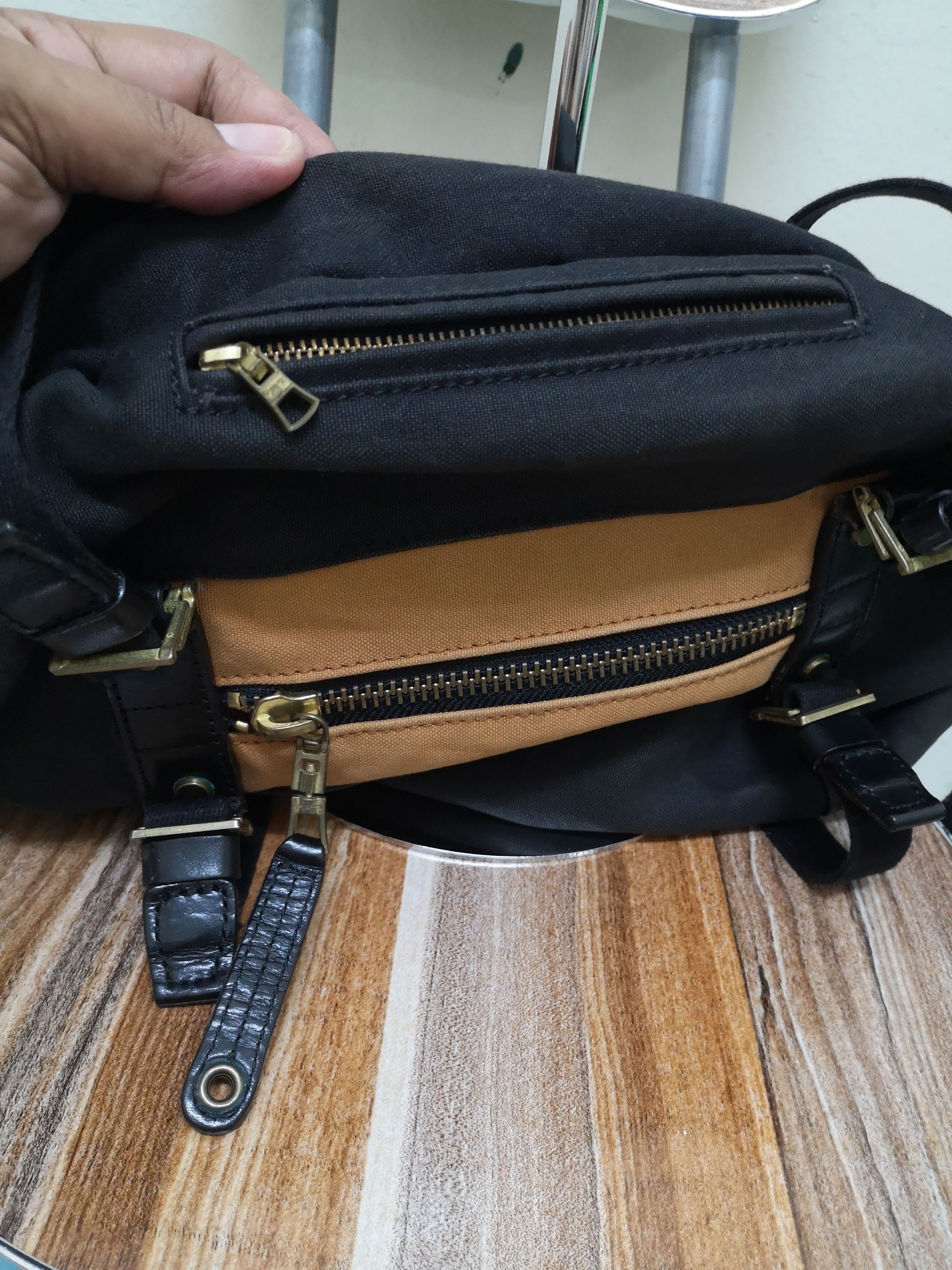 MasterPiece Masterpiece MSPC Japan Crossbody Bag Black Canvas Size ONE SIZE - 7 Thumbnail