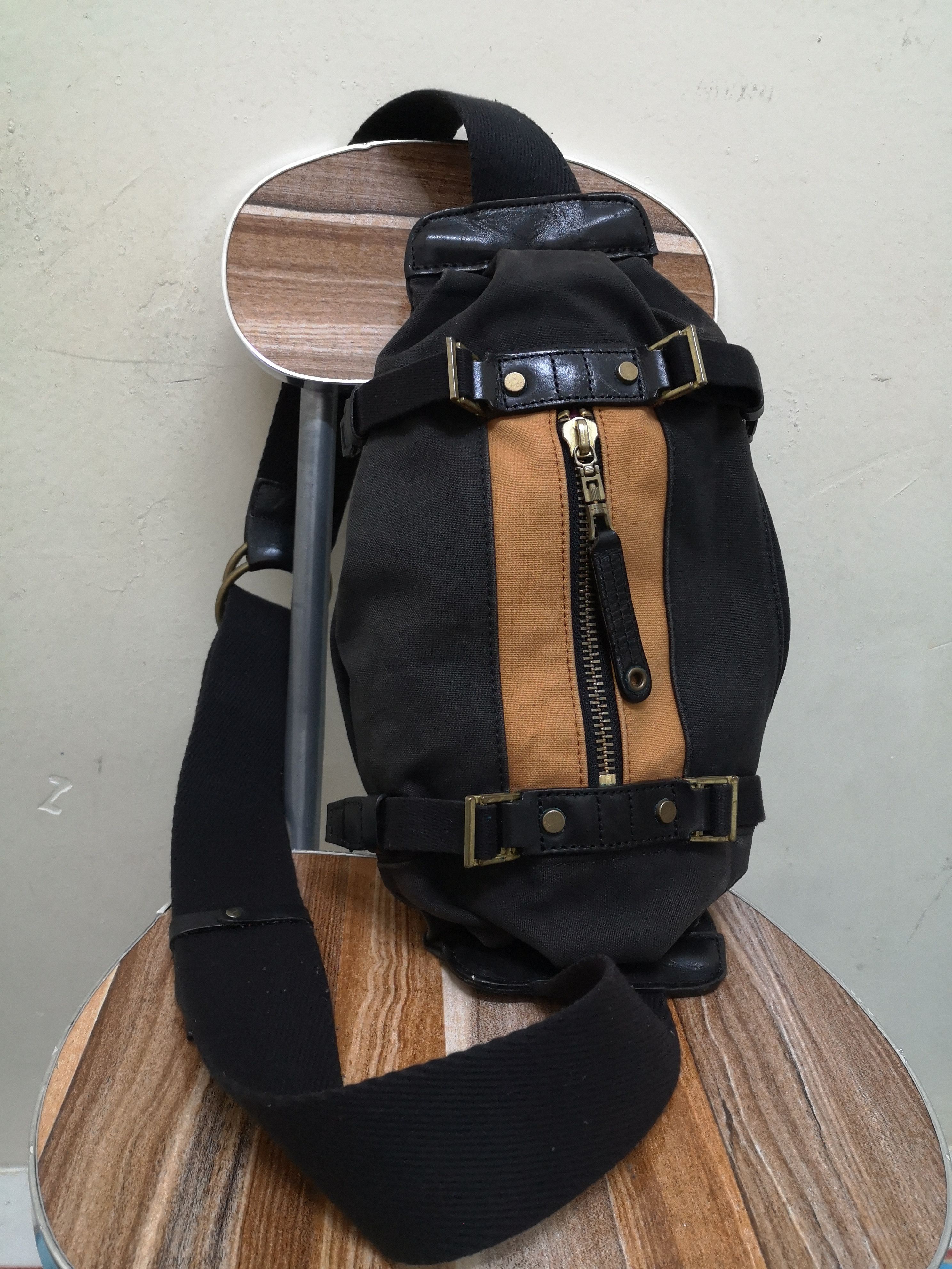 MasterPiece Masterpiece MSPC Japan Crossbody Bag Black Canvas | Grailed
