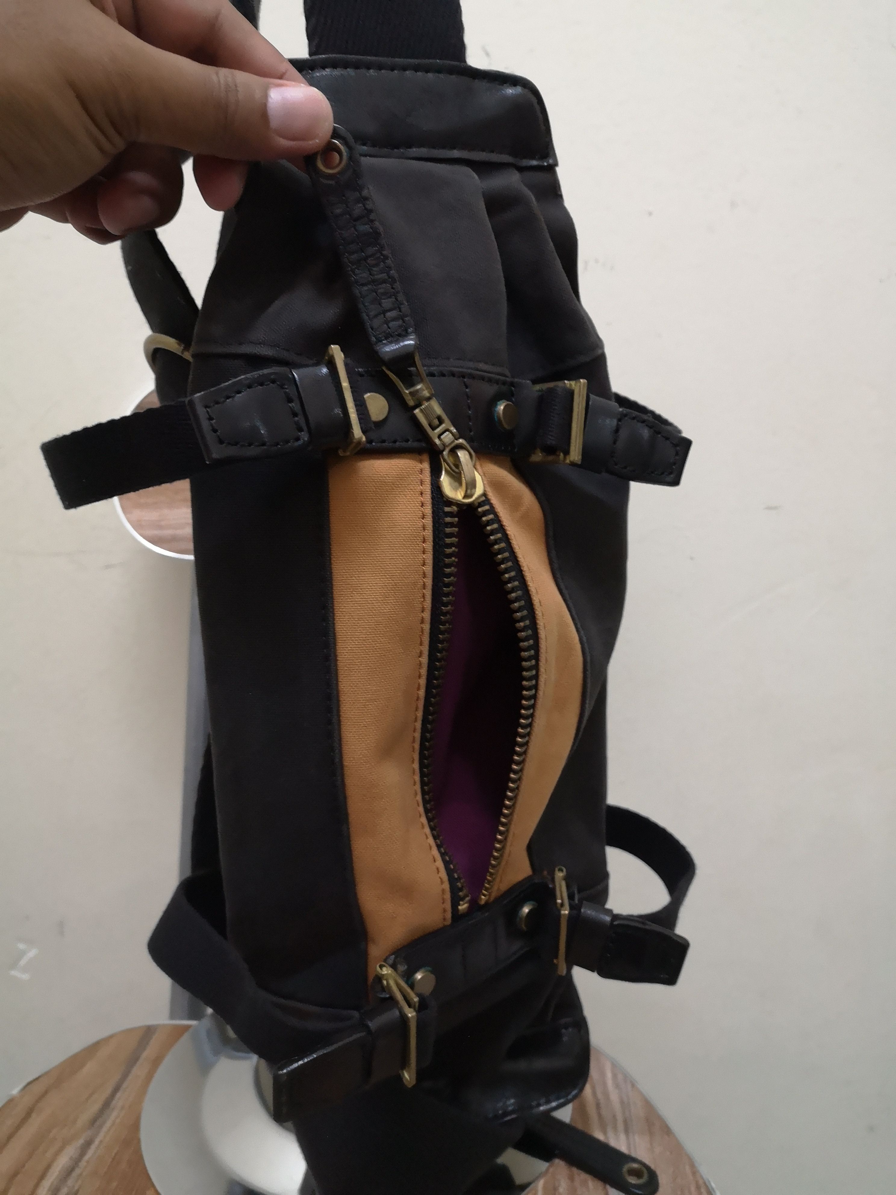 MasterPiece Masterpiece MSPC Japan Crossbody Bag Black Canvas Size ONE SIZE - 10 Thumbnail