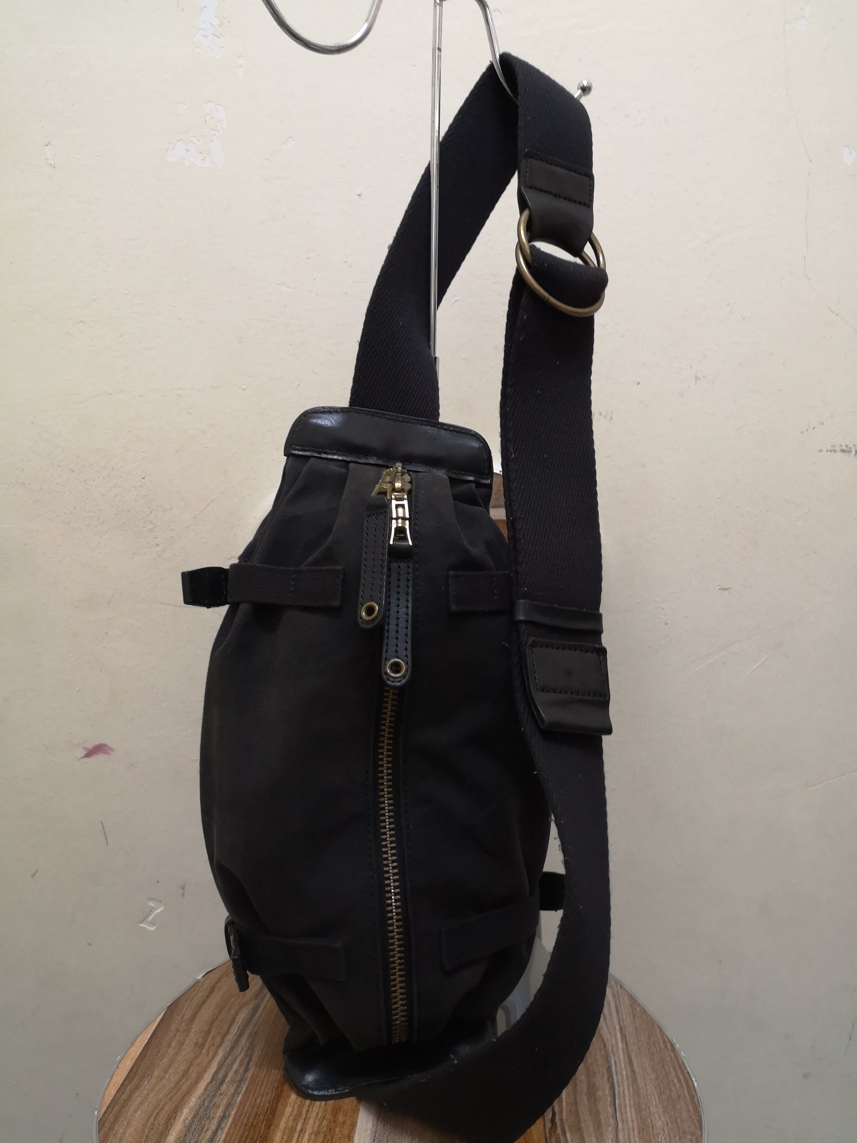 MasterPiece Masterpiece MSPC Japan Crossbody Bag Black Canvas Size ONE SIZE - 5 Thumbnail