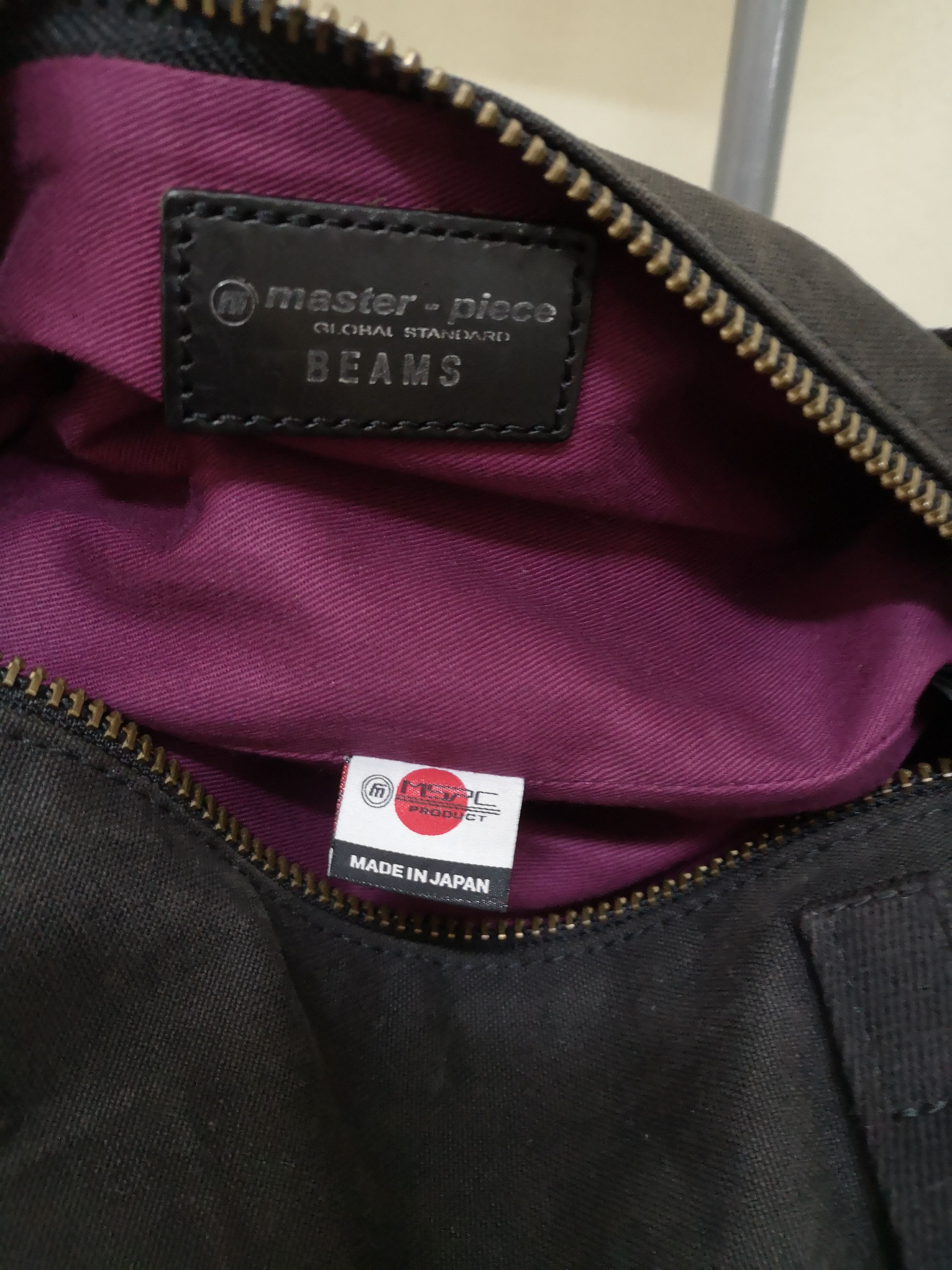 MasterPiece Masterpiece MSPC Japan Crossbody Bag Black Canvas Size ONE SIZE - 12 Thumbnail