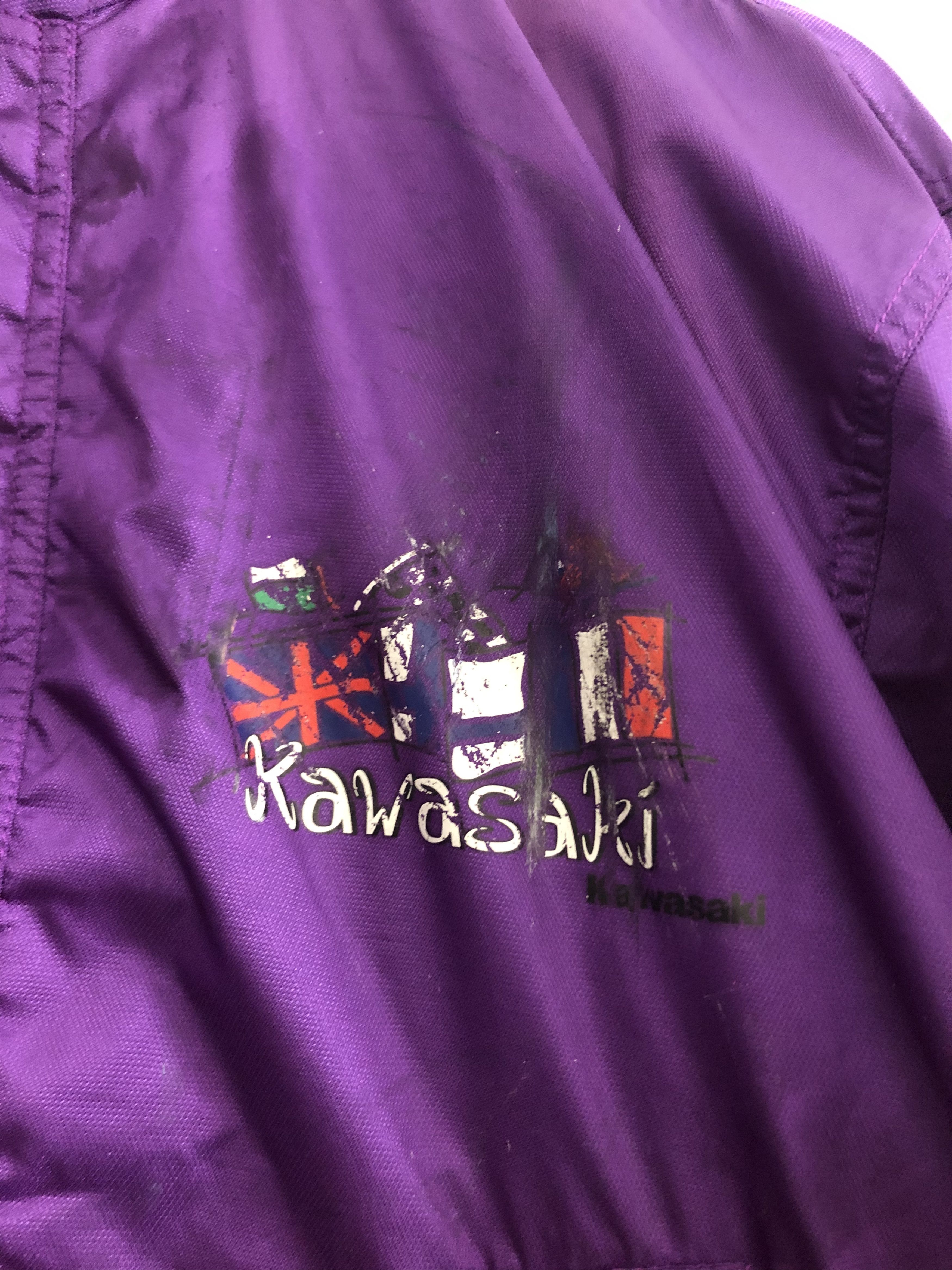 Japanese Brand × Sports Specialties × Vintage Vintage Kawasaki light Zipper Jacket Size US M / EU 48-50 / 2 - 3 Thumbnail