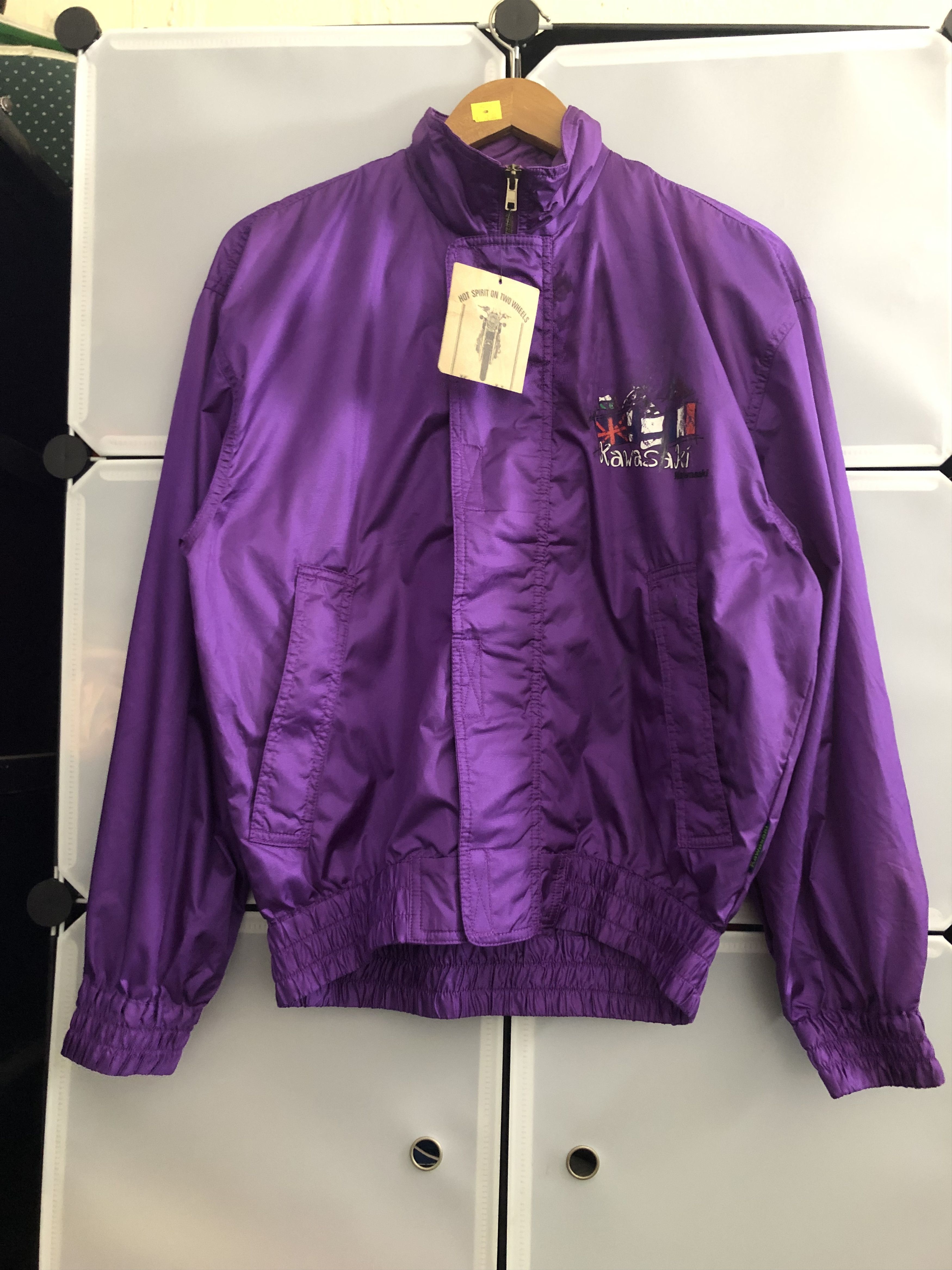 Japanese Brand × Sports Specialties × Vintage Vintage Kawasaki light Zipper Jacket Size US M / EU 48-50 / 2 - 1 Thumbnail
