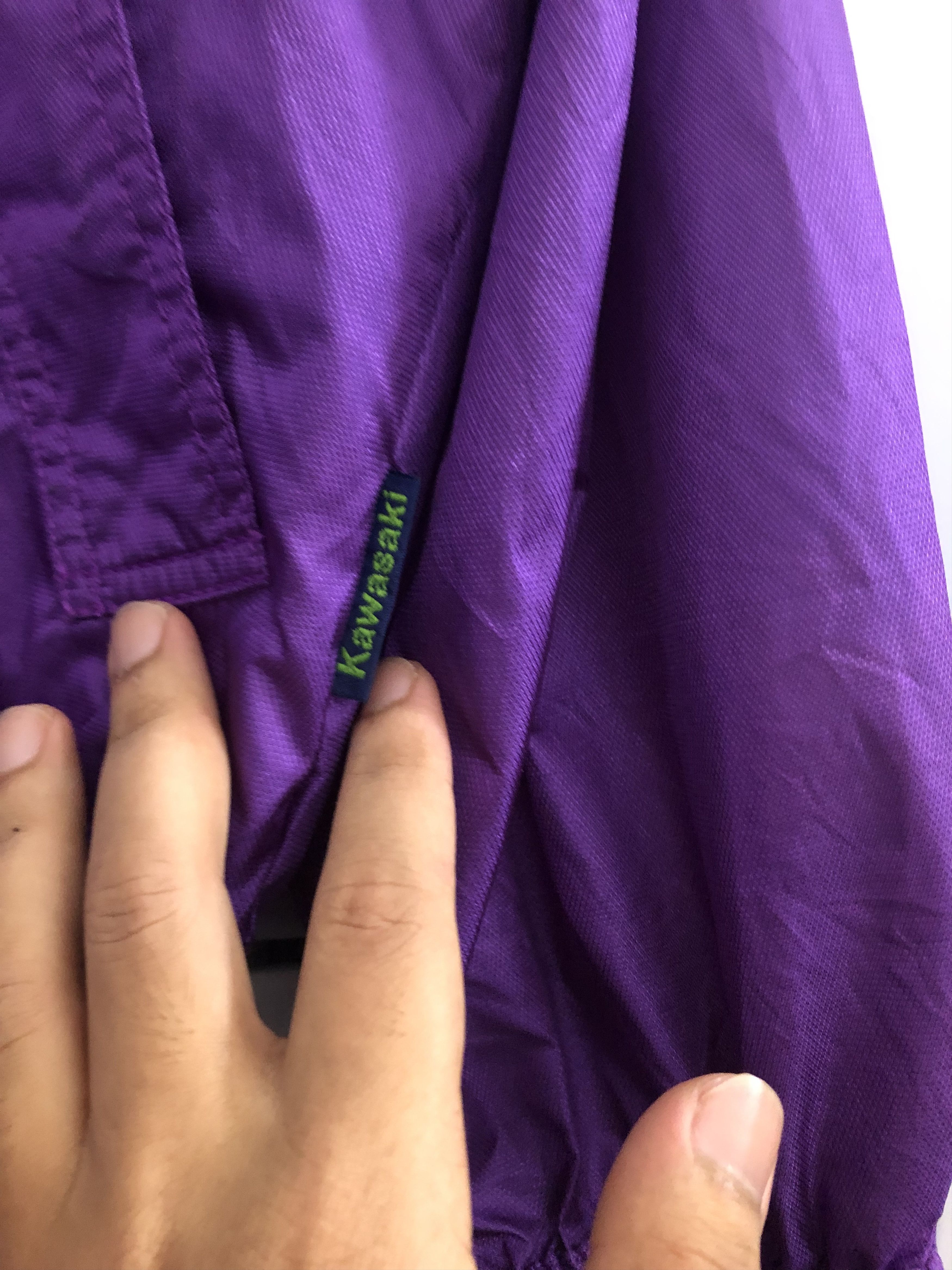 Japanese Brand × Sports Specialties × Vintage Vintage Kawasaki light Zipper Jacket Size US M / EU 48-50 / 2 - 4 Thumbnail