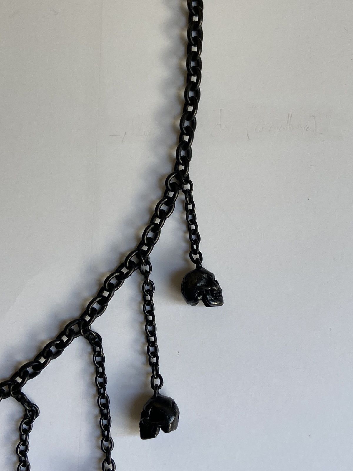 Number (N)ine Number (N)ine Beaded Skull Necklace Size ONE SIZE - 6 Thumbnail