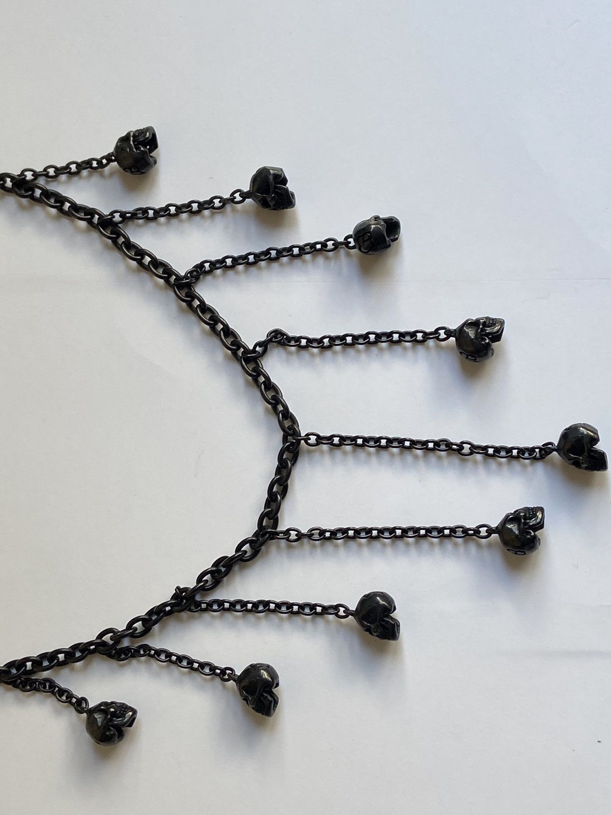 Number (N)ine Number (N)ine Beaded Skull Necklace Size ONE SIZE - 3 Thumbnail