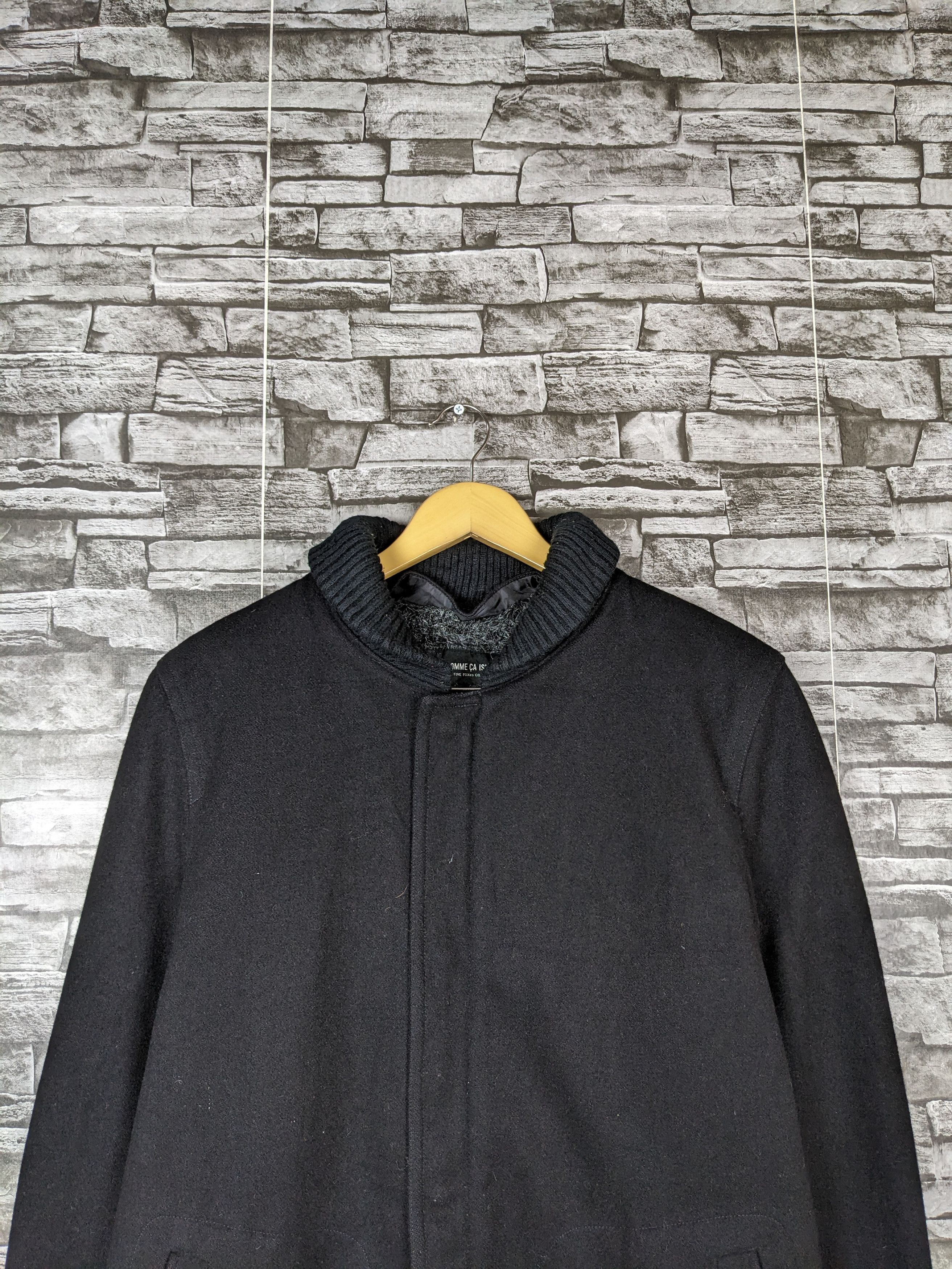 Comme Ca Ism Vintage Comme Ca Ism Jacket Outerwear Full Zipper Wool Size US M / EU 48-50 / 2 - 3 Thumbnail