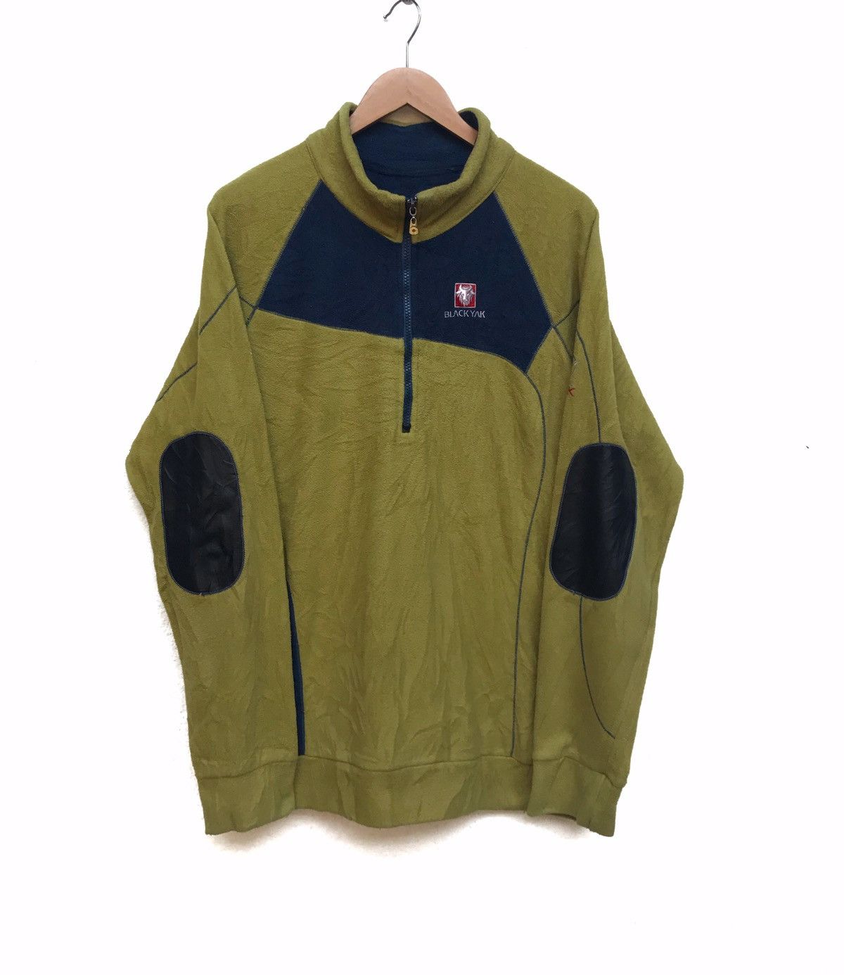Japanese Brand 🔥Black Yak Zipper Neck Sweaters Size US L / EU 52-54 / 3 - 1 Thumbnail