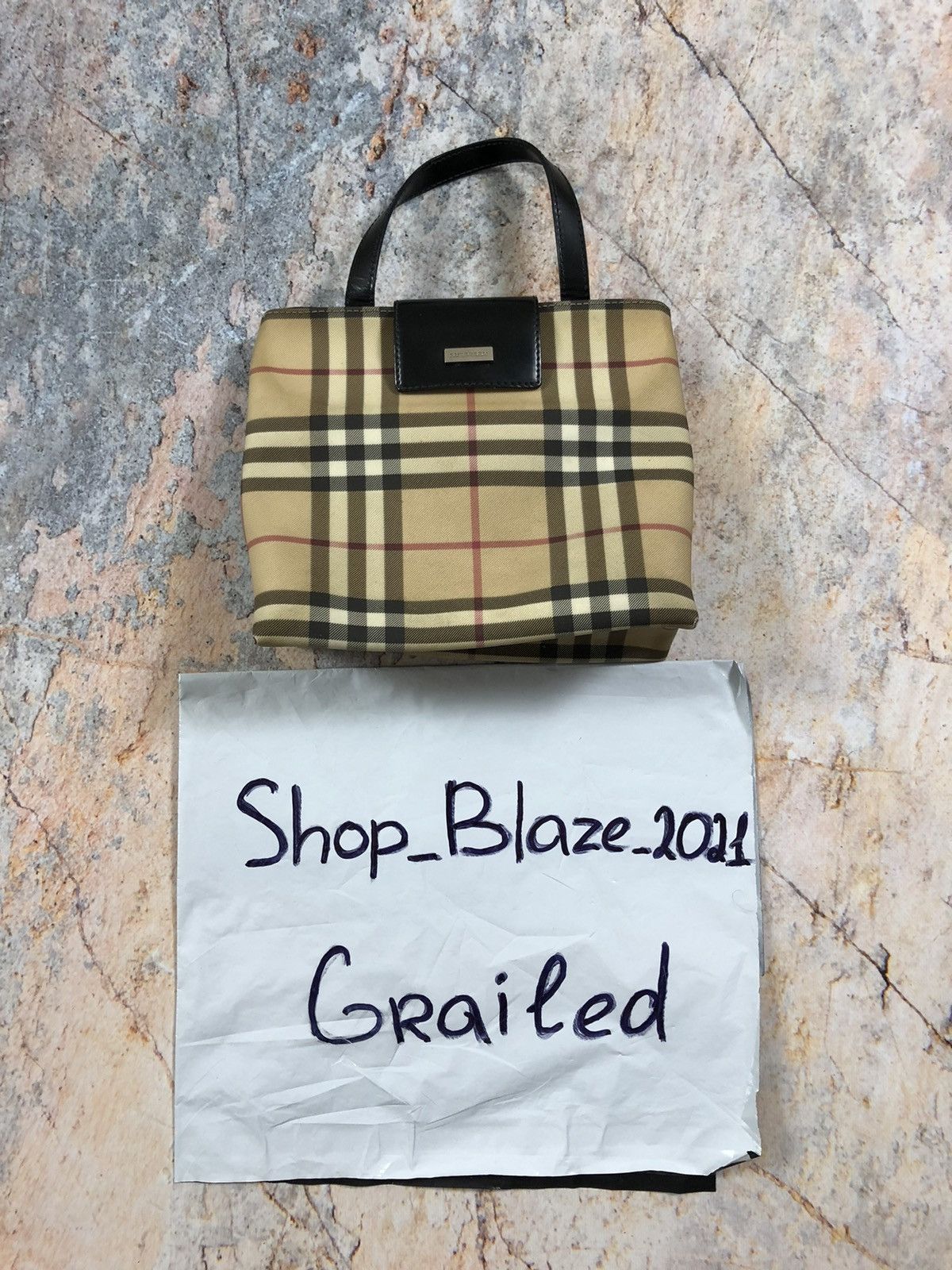 Burberry Burberry nova check plated handbag Size ONE SIZE - 2 Thumbnail