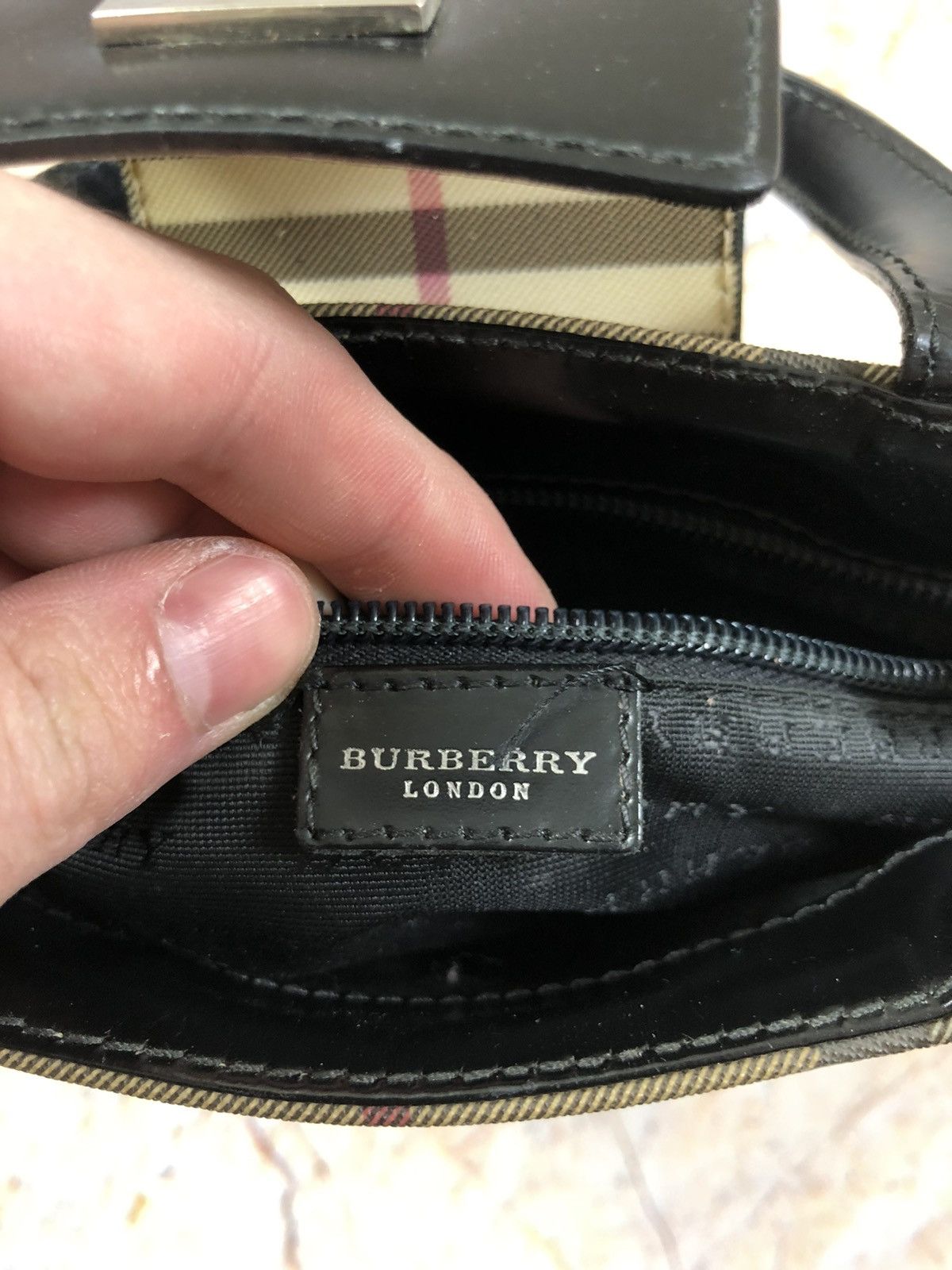 Burberry Burberry nova check plated handbag Size ONE SIZE - 8 Thumbnail