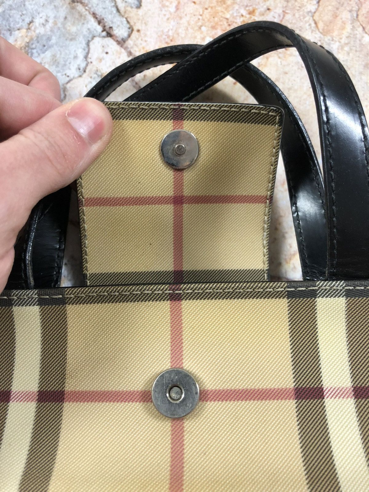 Burberry Burberry nova check plated handbag Size ONE SIZE - 7 Thumbnail