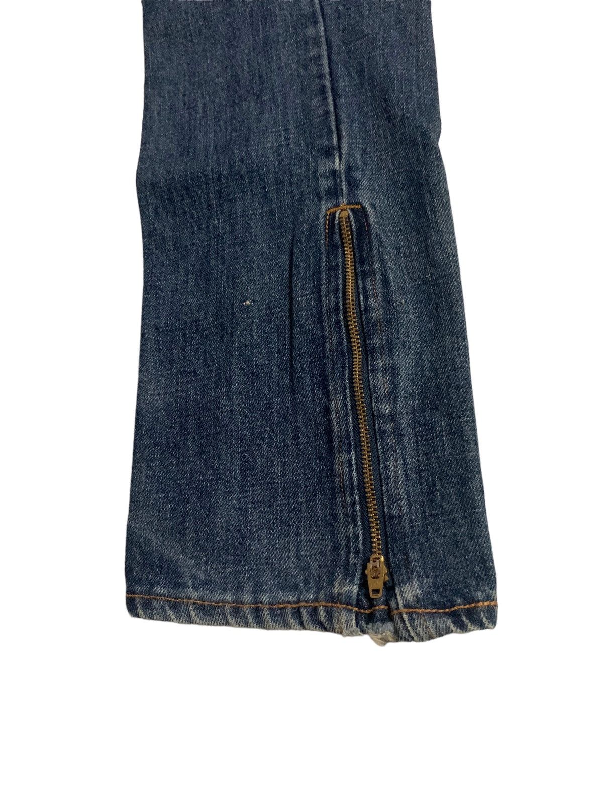 Japanese Brand × Vintage Gron Multy Zipper Pocket And Leg Denim Jeans Size US 33 - 8 Thumbnail