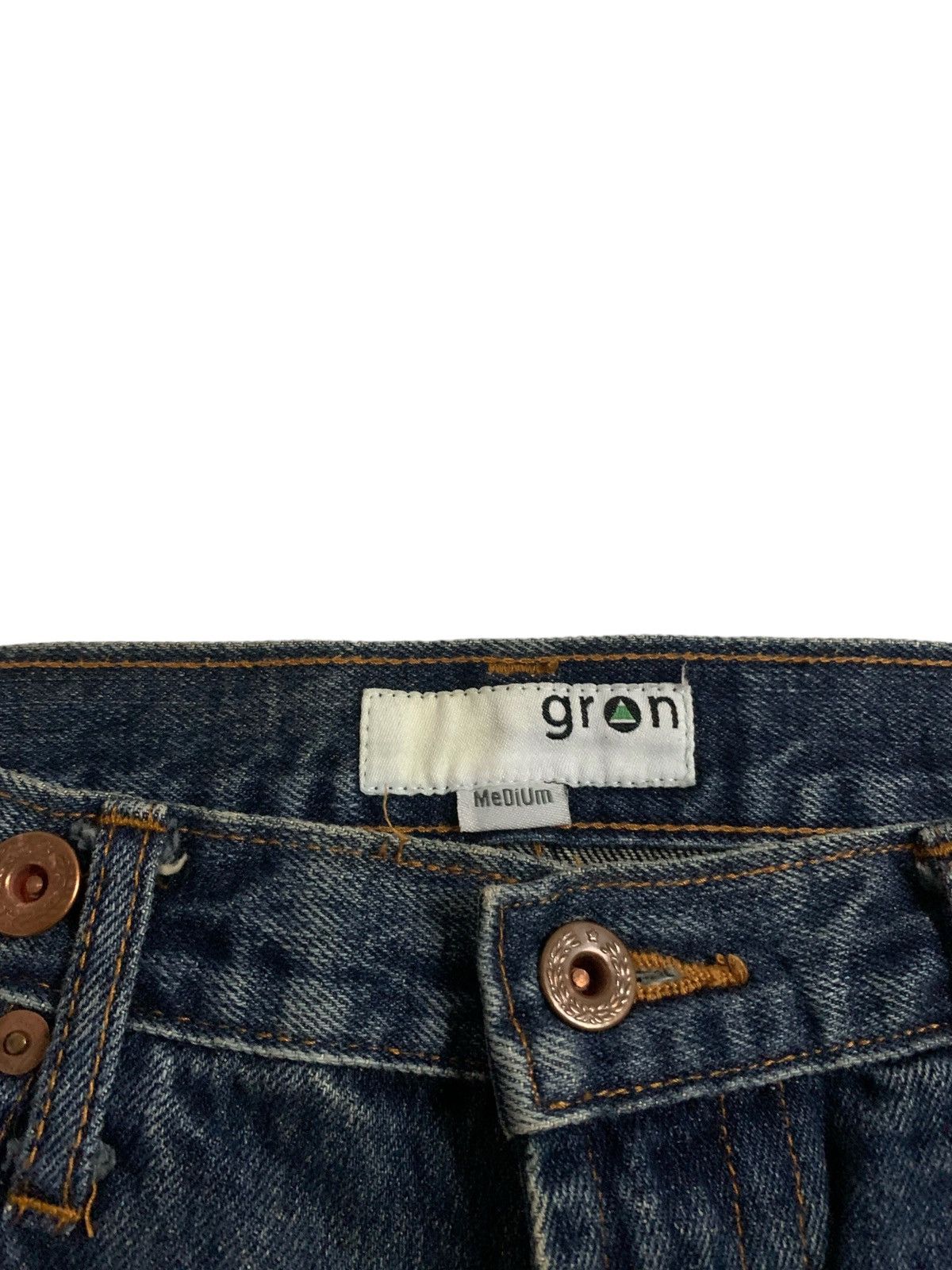Japanese Brand × Vintage Gron Multy Zipper Pocket And Leg Denim Jeans Size US 33 - 12 Thumbnail