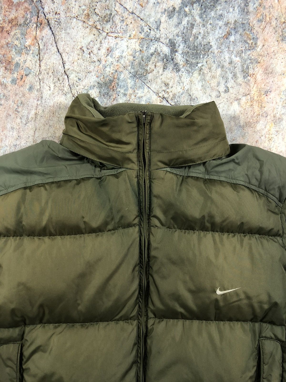 Nike × Vintage Nike vintage green down jacket vest Size US XL / EU 56 / 4 - 1 Thumbnail