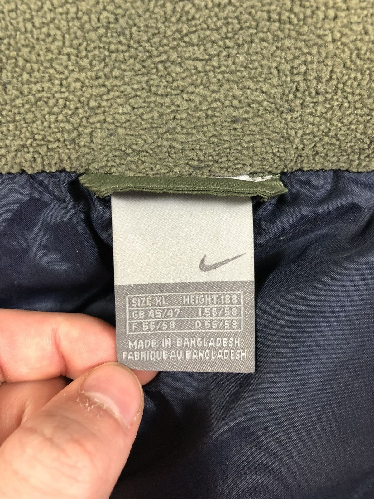 Nike × Vintage Nike vintage green down jacket vest Size US XL / EU 56 / 4 - 4 Thumbnail