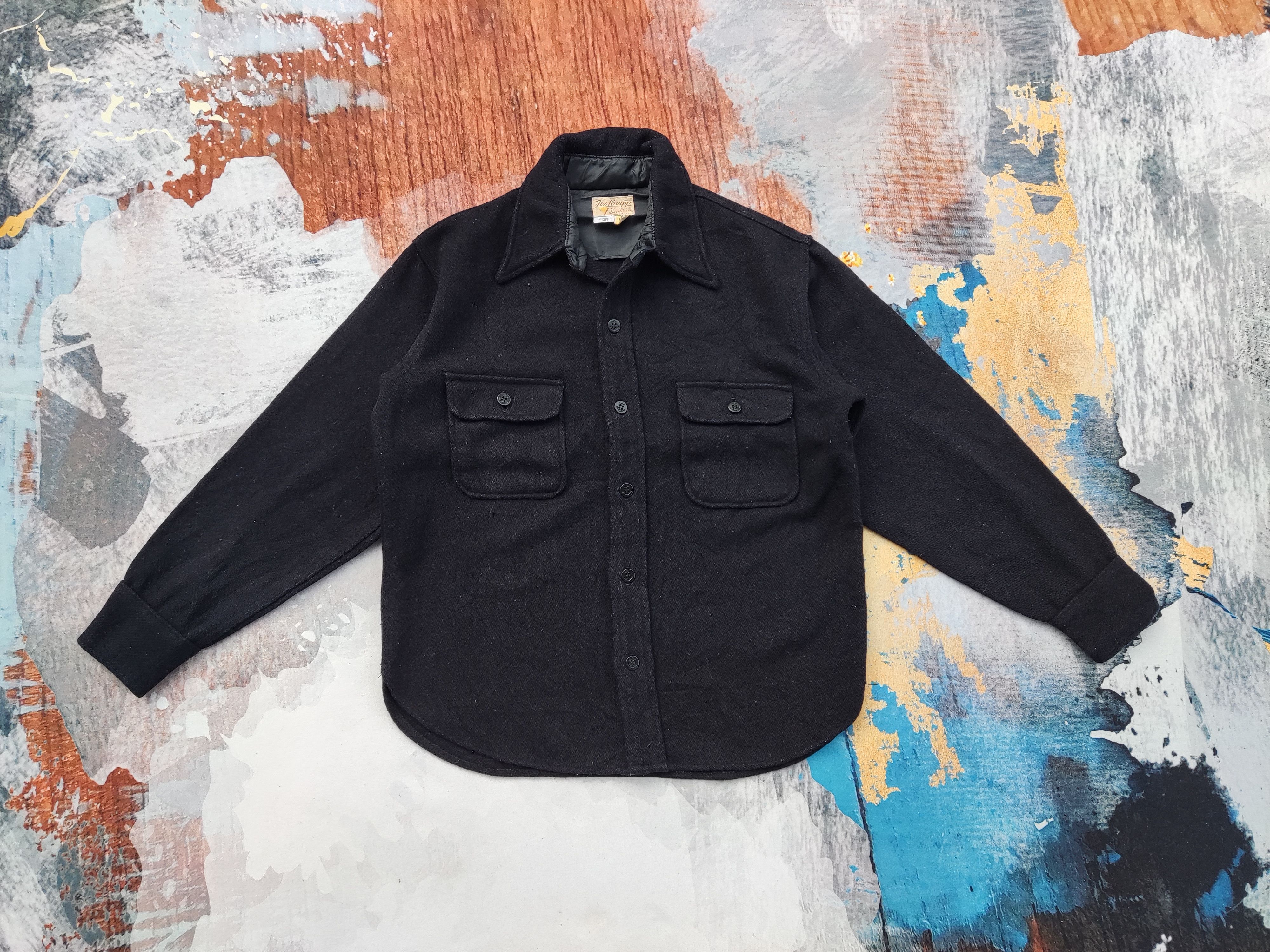 Flannel × Vintage Vintage Fox Knapp 60s Wool CPO Flannel Made in USA Size US M / EU 48-50 / 2 - 1 Thumbnail