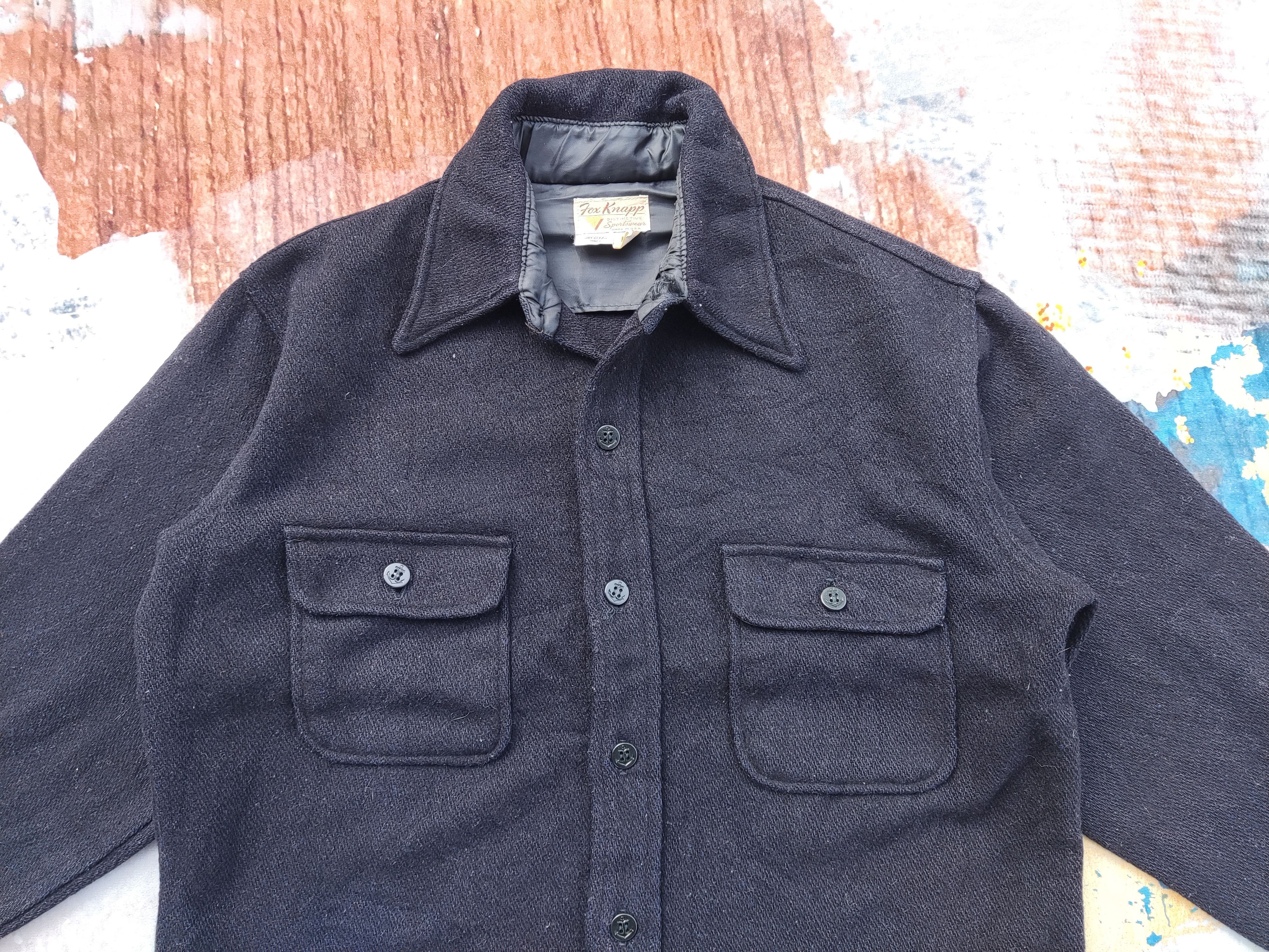 Flannel × Vintage Vintage Fox Knapp 60s Wool CPO Flannel Made in USA Size US M / EU 48-50 / 2 - 3 Thumbnail