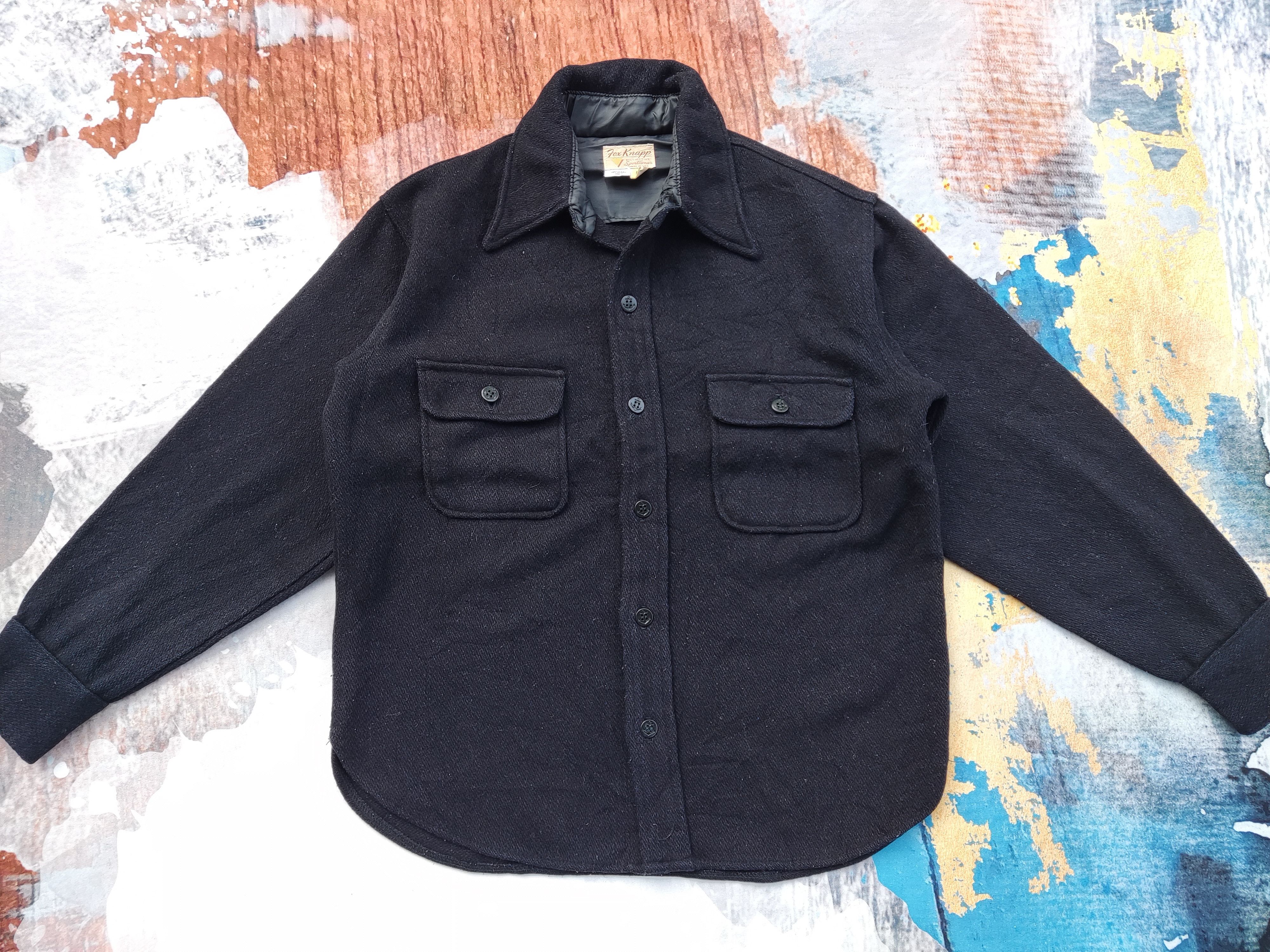 Flannel × Vintage Vintage Fox Knapp 60s Wool CPO Flannel Made in USA Size US M / EU 48-50 / 2 - 2 Thumbnail
