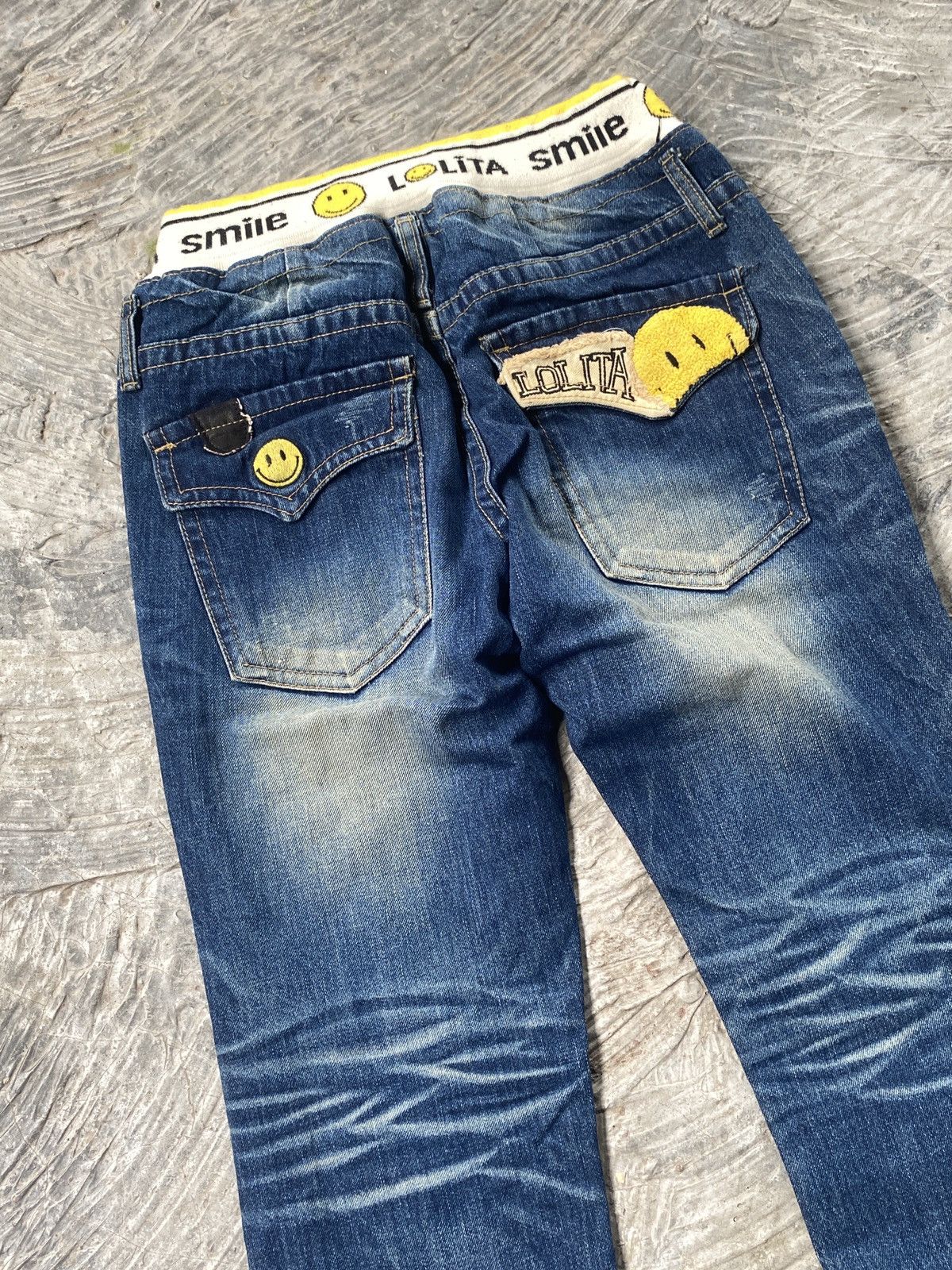 Other 🔥Crazy SALE🔥Lolita Jeans Embroidery Smile Design🔥 Size 32" / US 10 / IT 46 - 9 Thumbnail