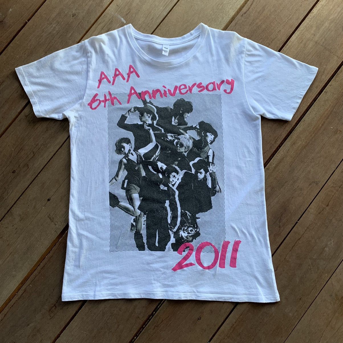 Band Tees AAA 6th Anniversary Band Tshirt Size US M / EU 48-50 / 2 - 1 Thumbnail