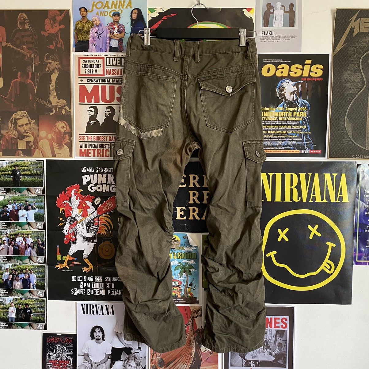 Vintage Vintage Military Cargo Pants Size US 29 - 7 Thumbnail
