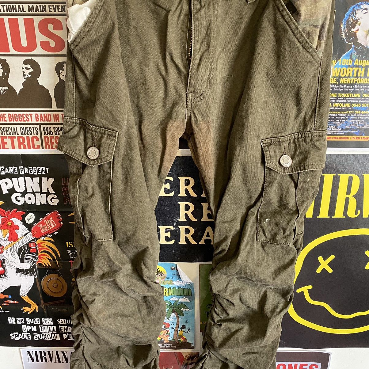 Vintage Vintage Military Cargo Pants Size US 29 - 4 Thumbnail