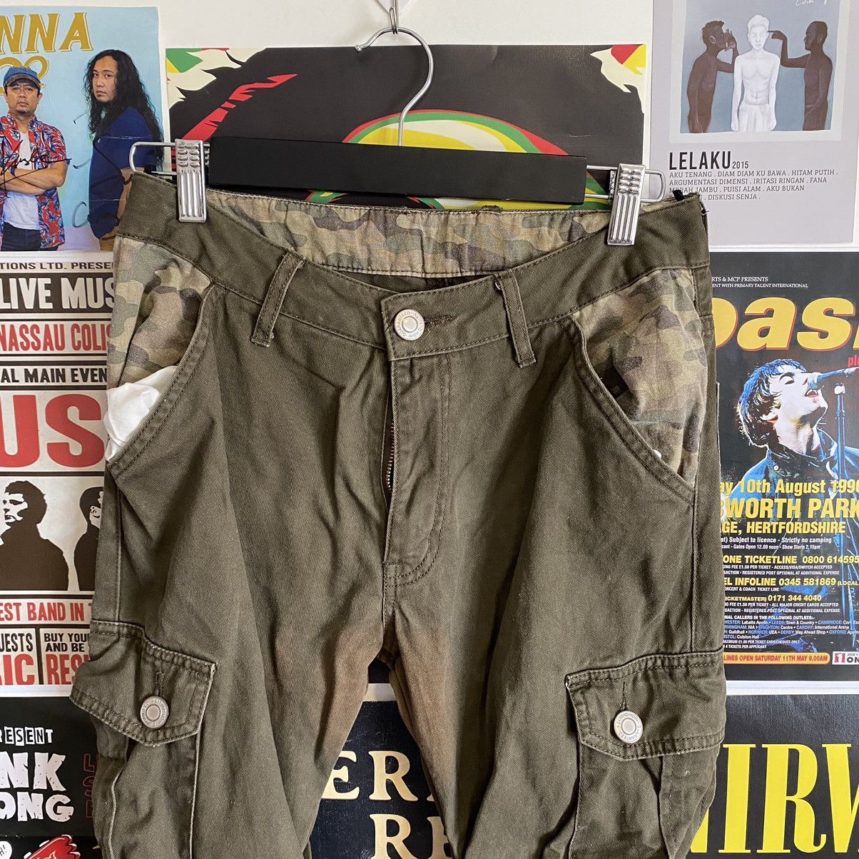 Vintage Vintage Military Cargo Pants Size US 29 - 3 Thumbnail