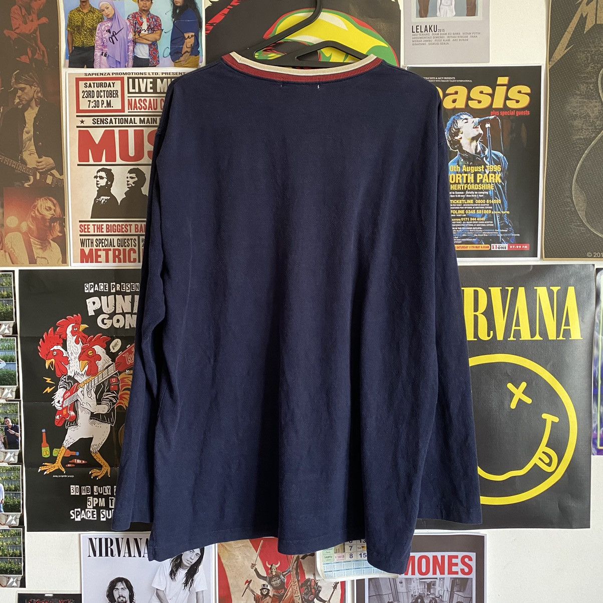 Vintage Vintage Pierre Balmain Paris Long Sleeve T-Shirt Size US L / EU 52-54 / 3 - 6 Thumbnail