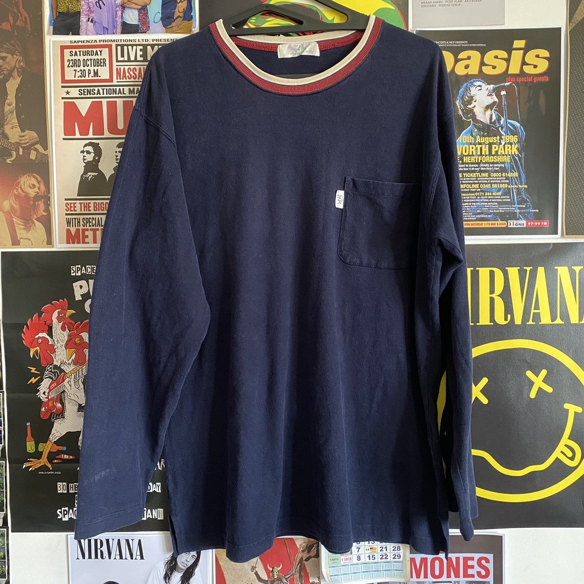 Vintage Vintage Pierre Balmain Paris Long Sleeve T-Shirt Size US L / EU 52-54 / 3 - 1 Thumbnail