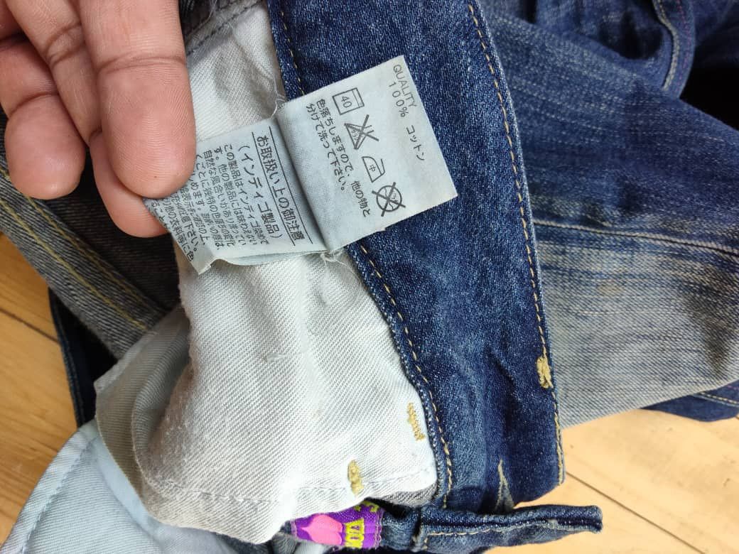Japanese Brand × Sly Guild 🔥SALE🔥Vintage Sly Distressed Blue Wash Denim Jeans Size 30" / US 8 / IT 44 - 15 Thumbnail