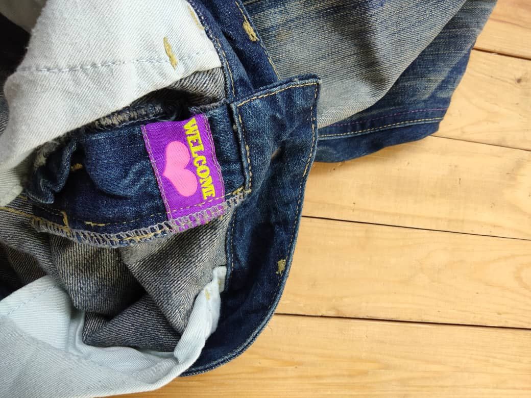 Japanese Brand × Sly Guild 🔥SALE🔥Vintage Sly Distressed Blue Wash Denim Jeans Size 30" / US 8 / IT 44 - 13 Thumbnail