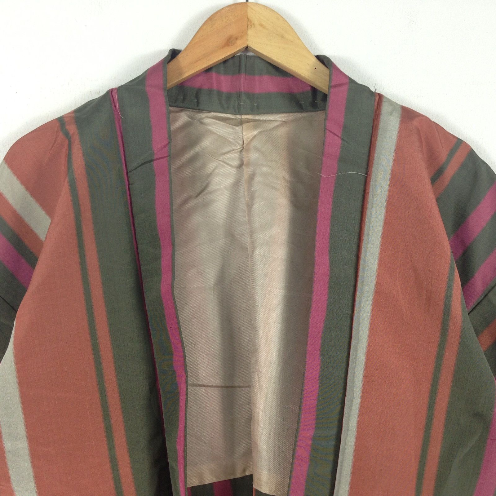 Japanese Brand Vintage Haori Kimono Nice Colour Japanese Fashion Kimono Size US L / EU 52-54 / 3 - 4 Thumbnail