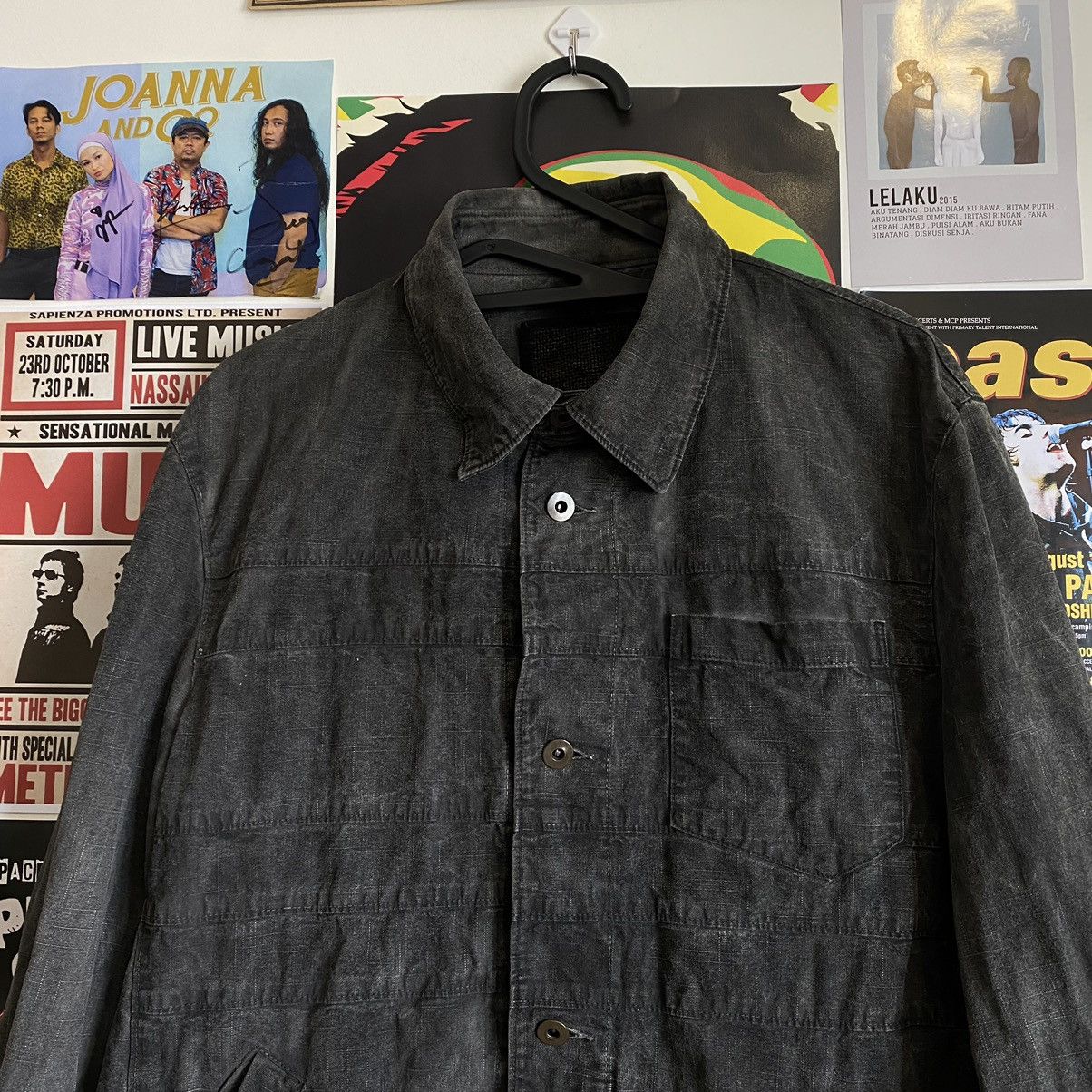 PPFM Vintage PPFM Faded Black Denim Jacket Size US L / EU 52-54 / 3 - 2 Thumbnail