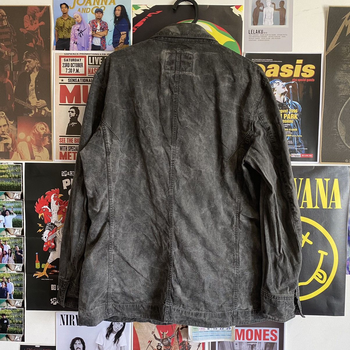PPFM Vintage PPFM Faded Black Denim Jacket Size US L / EU 52-54 / 3 - 7 Thumbnail