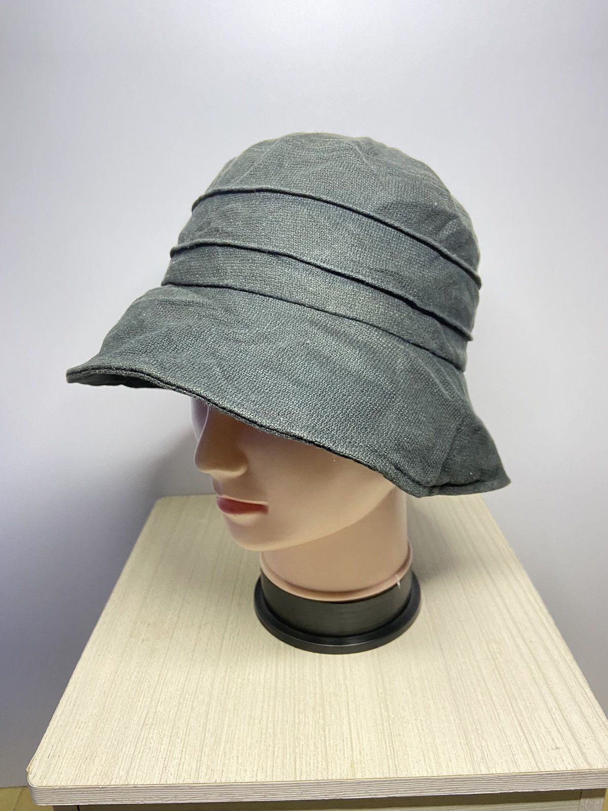 Vintage KENZO WOMEN BUCKET HAT BLACK Size ONE SIZE - 2 Thumbnail