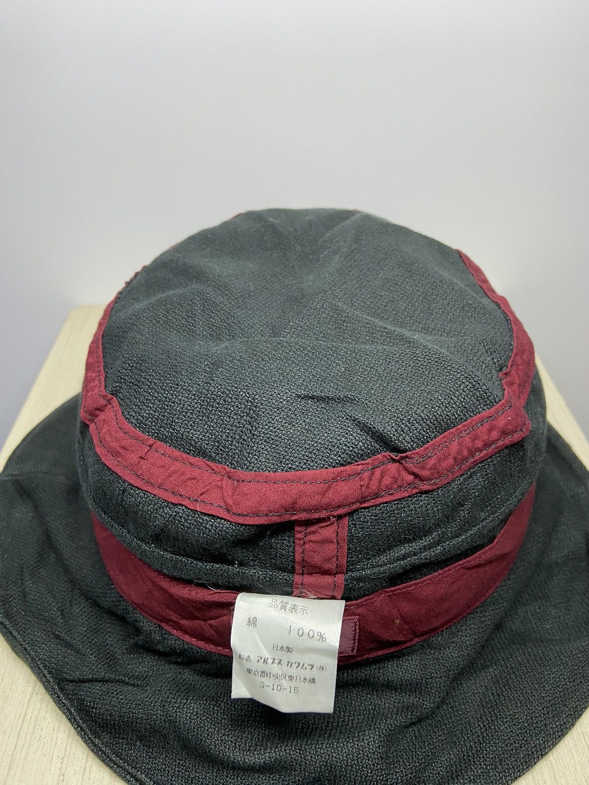 Vintage KENZO WOMEN BUCKET HAT BLACK Size ONE SIZE - 5 Thumbnail